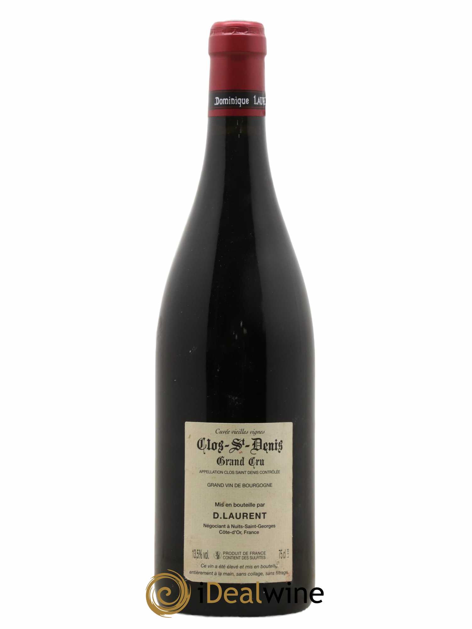 Clos Saint-Denis Grand Cru Dominique Laurent Grande Cuvée Vieilles Vignes 2010 - Lot de 1 bouteille - 1