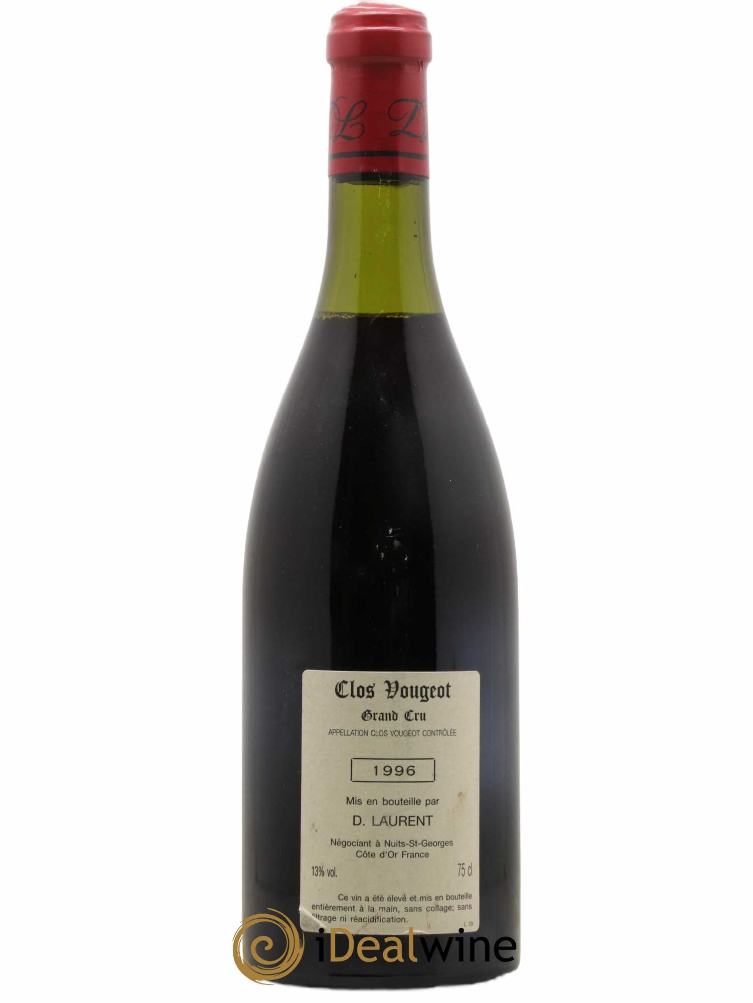 Clos de Vougeot Grand Cru Dominique Laurent 1996 - Lot de 1 bouteille - 1
