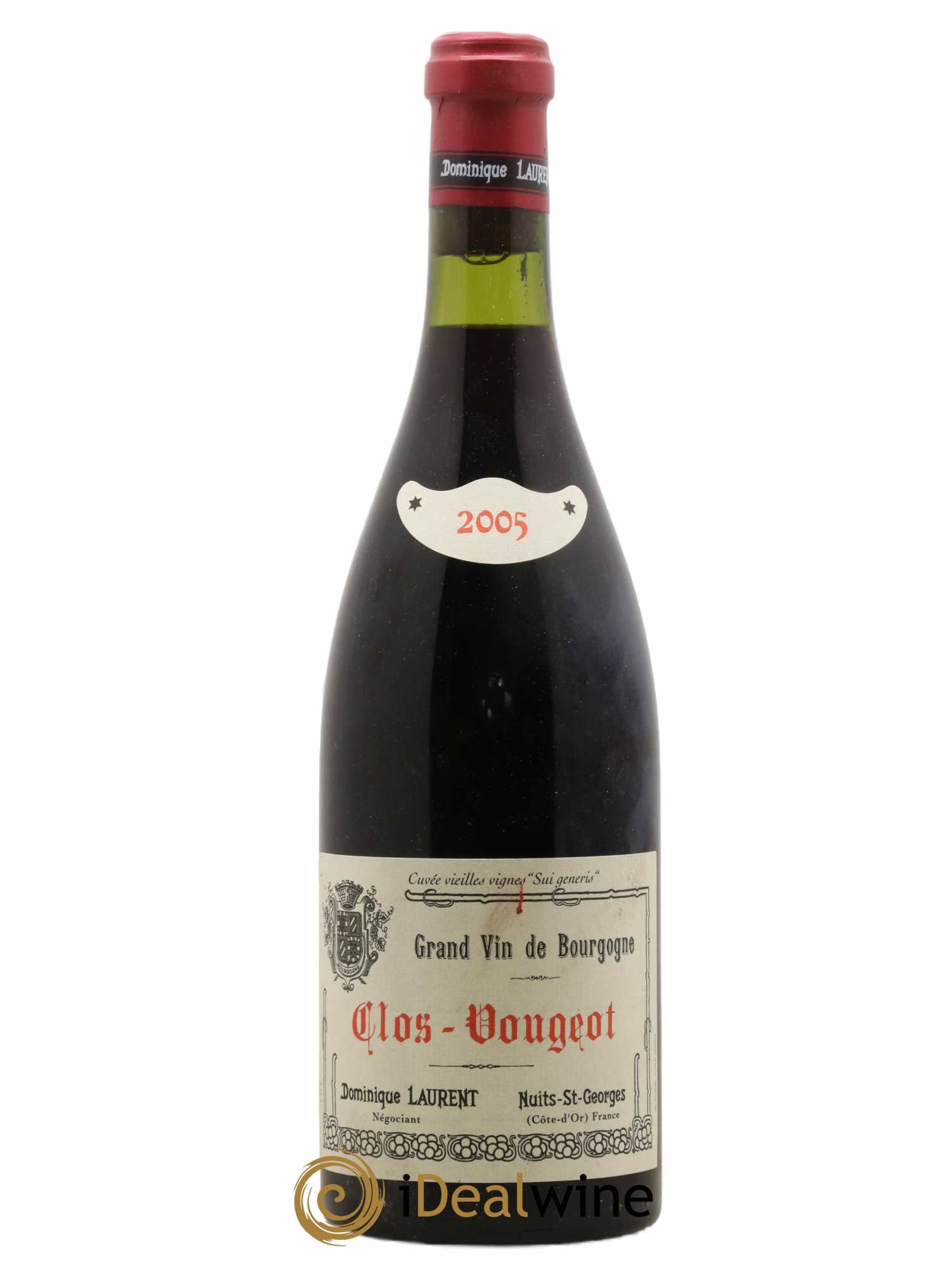 Clos de Vougeot Grand Cru Vieilles vignes Sui Generis Dominique Laurent Cuvée vieilles vignes Sui generis 2005 - Lotto di 1 bottiglia - 0