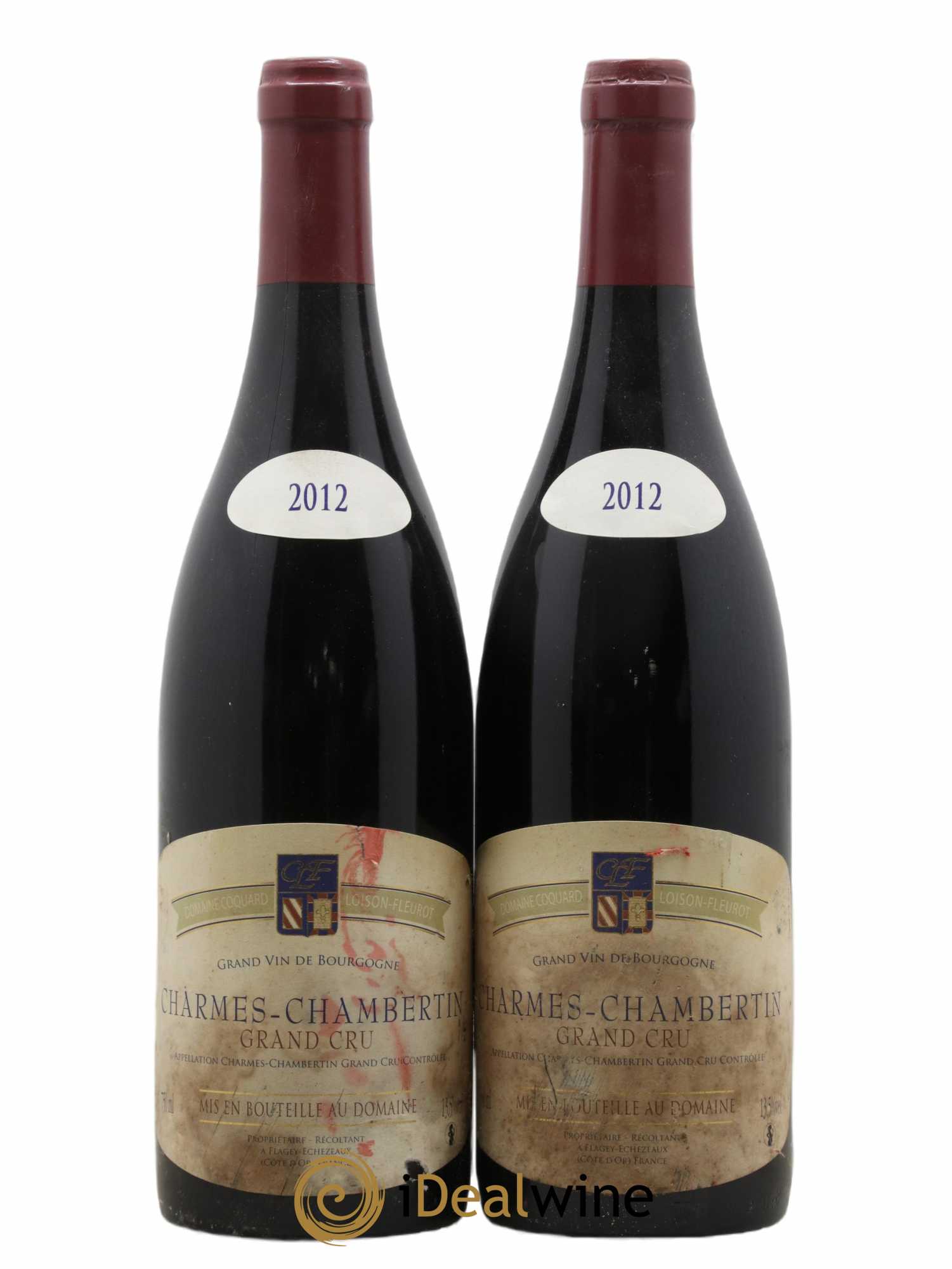 Charmes-Chambertin Grand Cru Coquard Loison-Fleurot 2012 - Lot de 2 bouteilles - 0