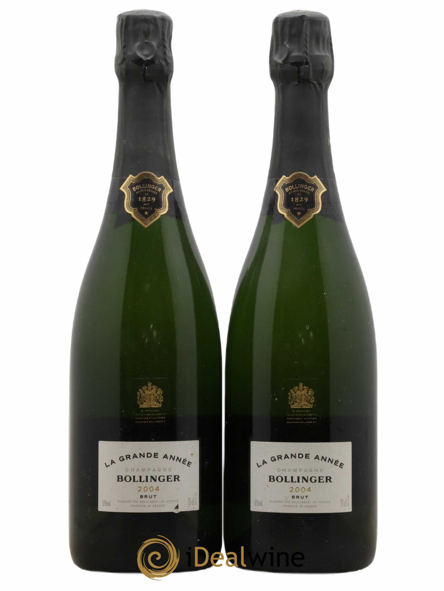 La Grande Année Brut Bollinger 2004 - Lot de 2 bouteilles - 0