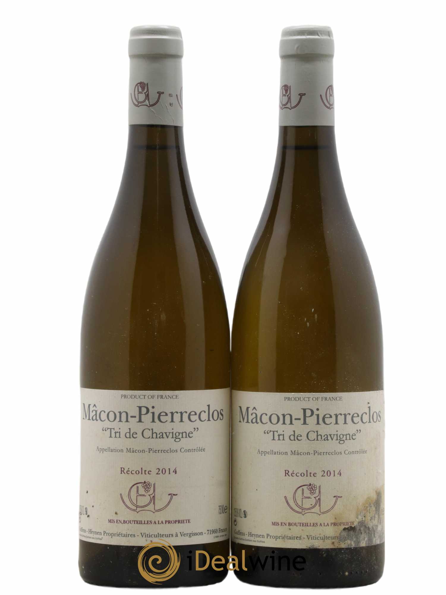 Mâcon-Pierreclos Tri de Chavigne Guffens-Heynen 2014 - Lot de 2 bouteilles - 0