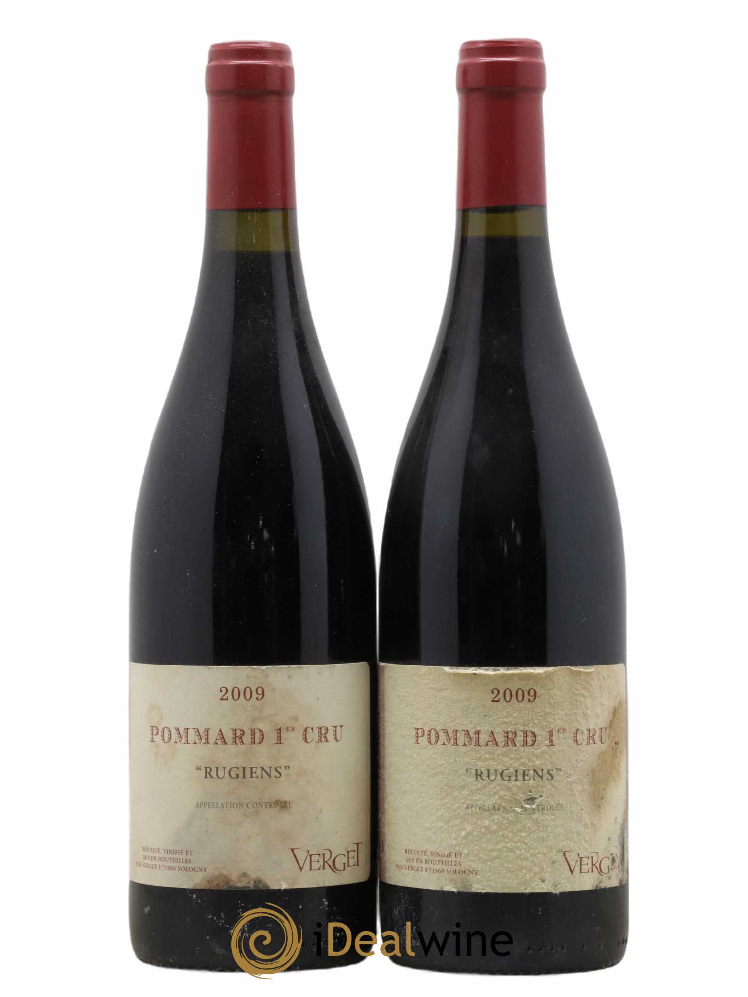 Pommard 1er Cru Rugiens Domaine Verget 2009 - Lot de 2 bouteilles - 0