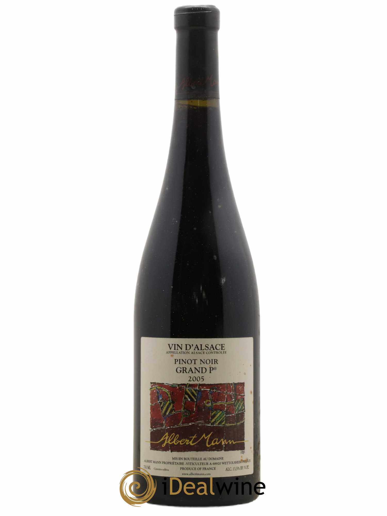 Alsace Pinot Noir Grand P Albert Mann 2005 - Lot de 1 bouteille - 0