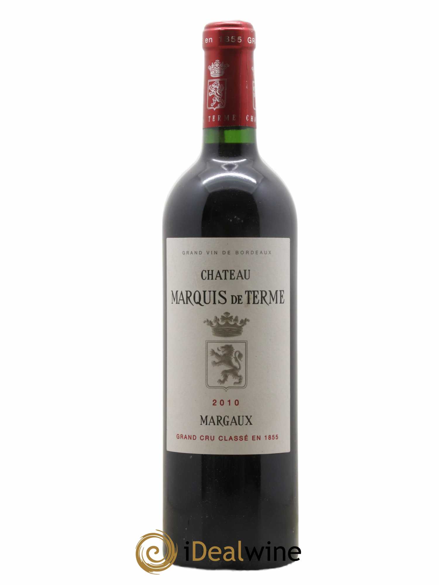 Château Marquis de Terme 4ème Grand Cru Classé 2010 - Lot de 1 bouteille - 0