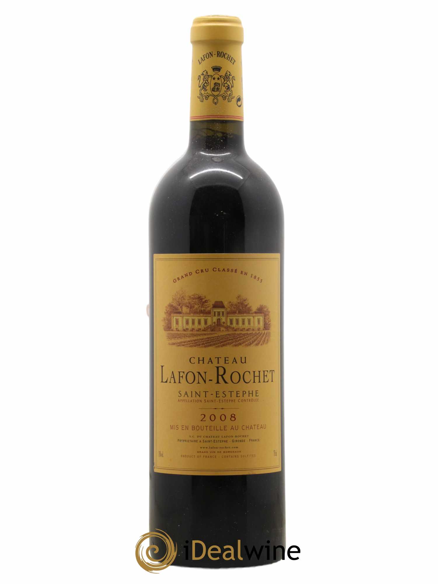Château Lafon Rochet 4ème Grand Cru Classé 2008 - Lot de 1 bouteille - 0