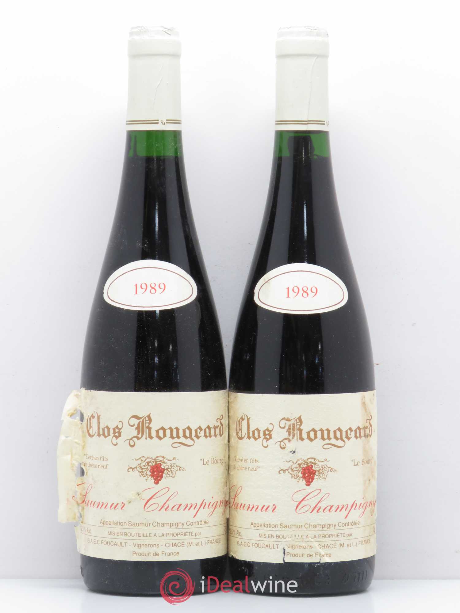 Saumur-Champigny Le Bourg Clos Rougeard 1989 - Lot de 2 bouteilles - 0