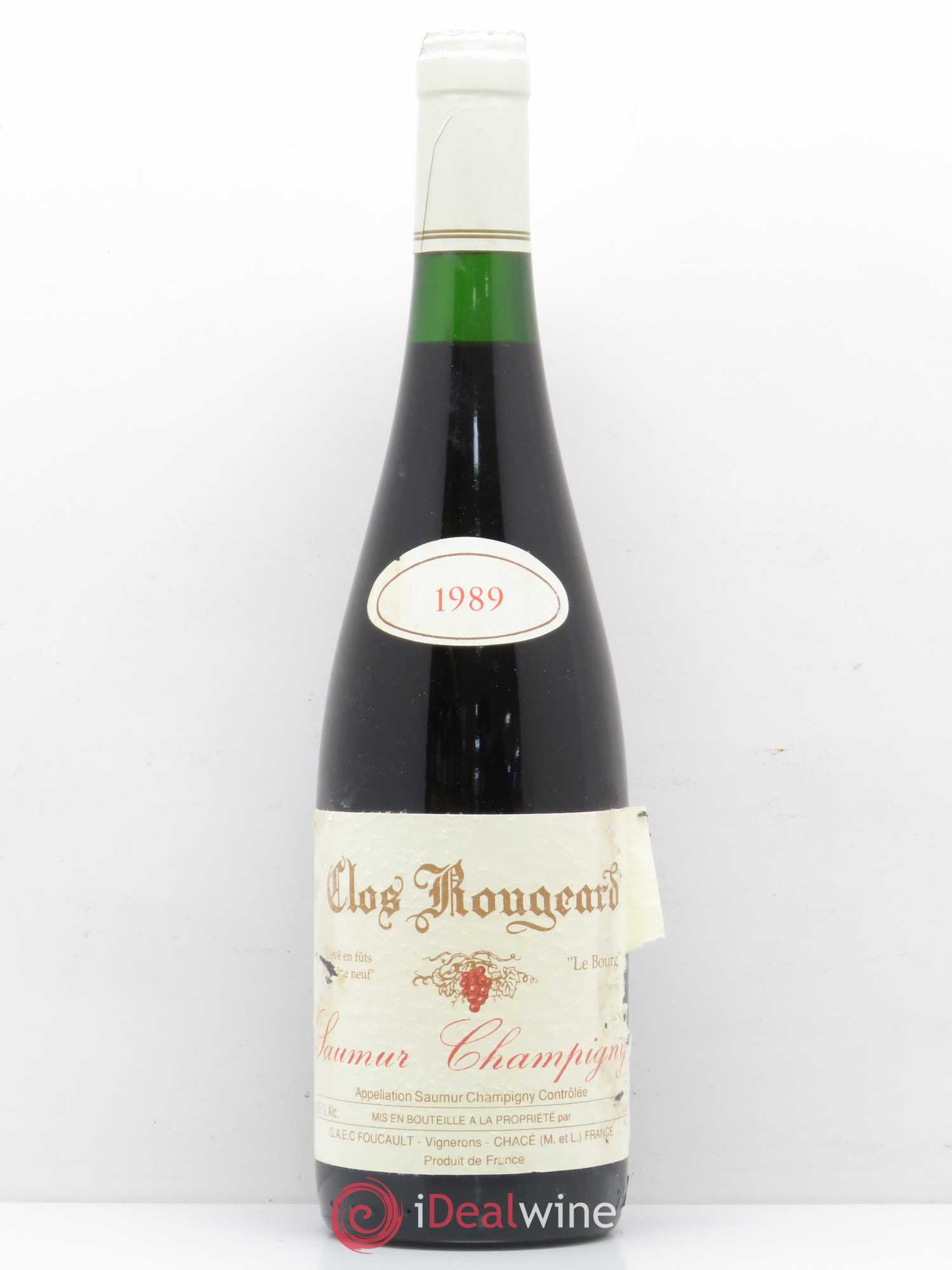 Saumur-Champigny Le Bourg Clos Rougeard 1989 - Lot de 1 bouteille - 0
