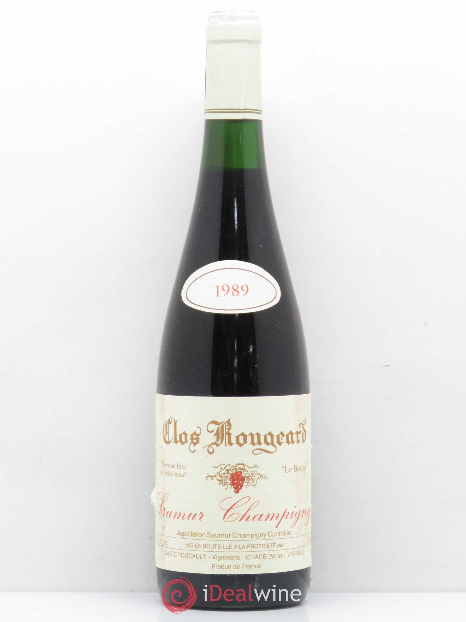 Saumur-Champigny Le Bourg Clos Rougeard 1989 - Lot de 1 bouteille - 0
