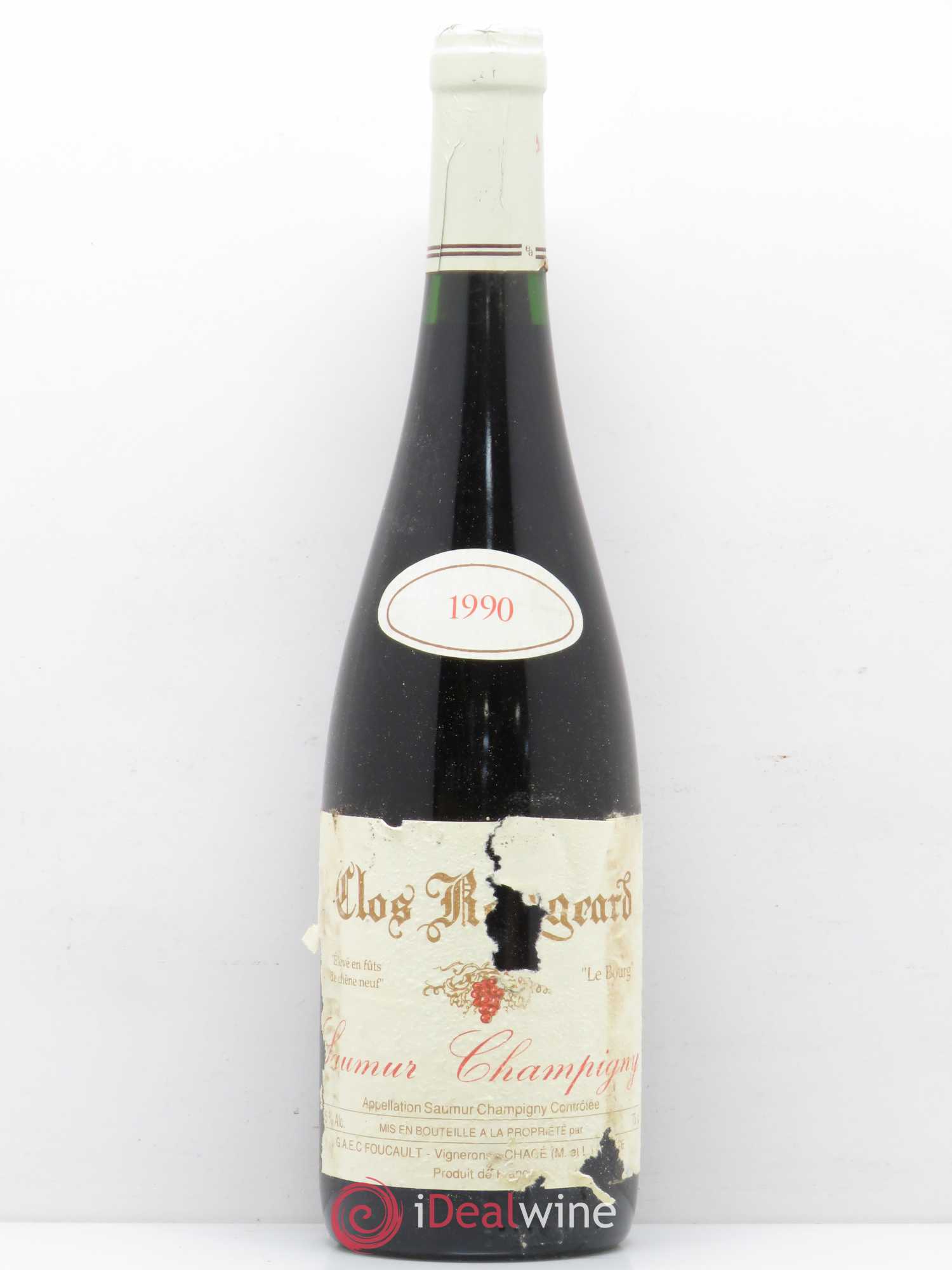 Saumur-Champigny Le Bourg Clos Rougeard 1990 - Lot de 1 bouteille - 0