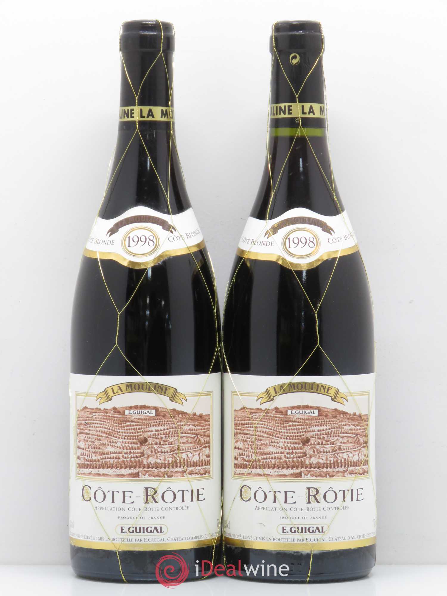 Côte-Rôtie La Mouline Guigal 1998 - Lot de 2 bouteilles - 0