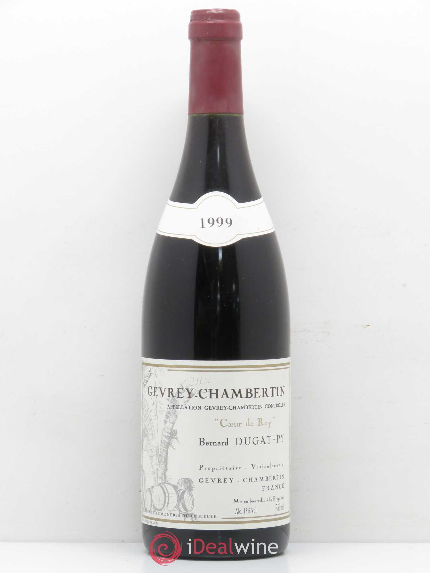 Gevrey-Chambertin Coeur de Roy Très Vieilles Vignes Dugat-Py Vieilles vignes 1999 - Posten von 1 Flasche - 0