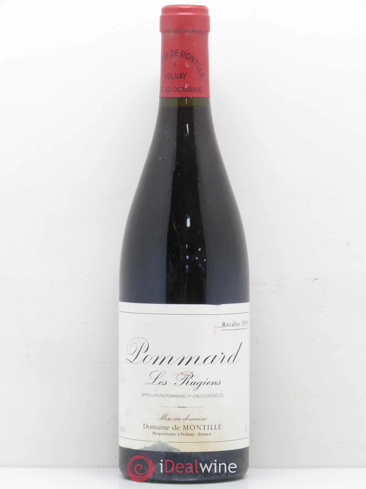 Pommard 1er Cru Les Rugiens-bas De Montille (Domaine) 1999 - Lot de 1 bouteille - 0