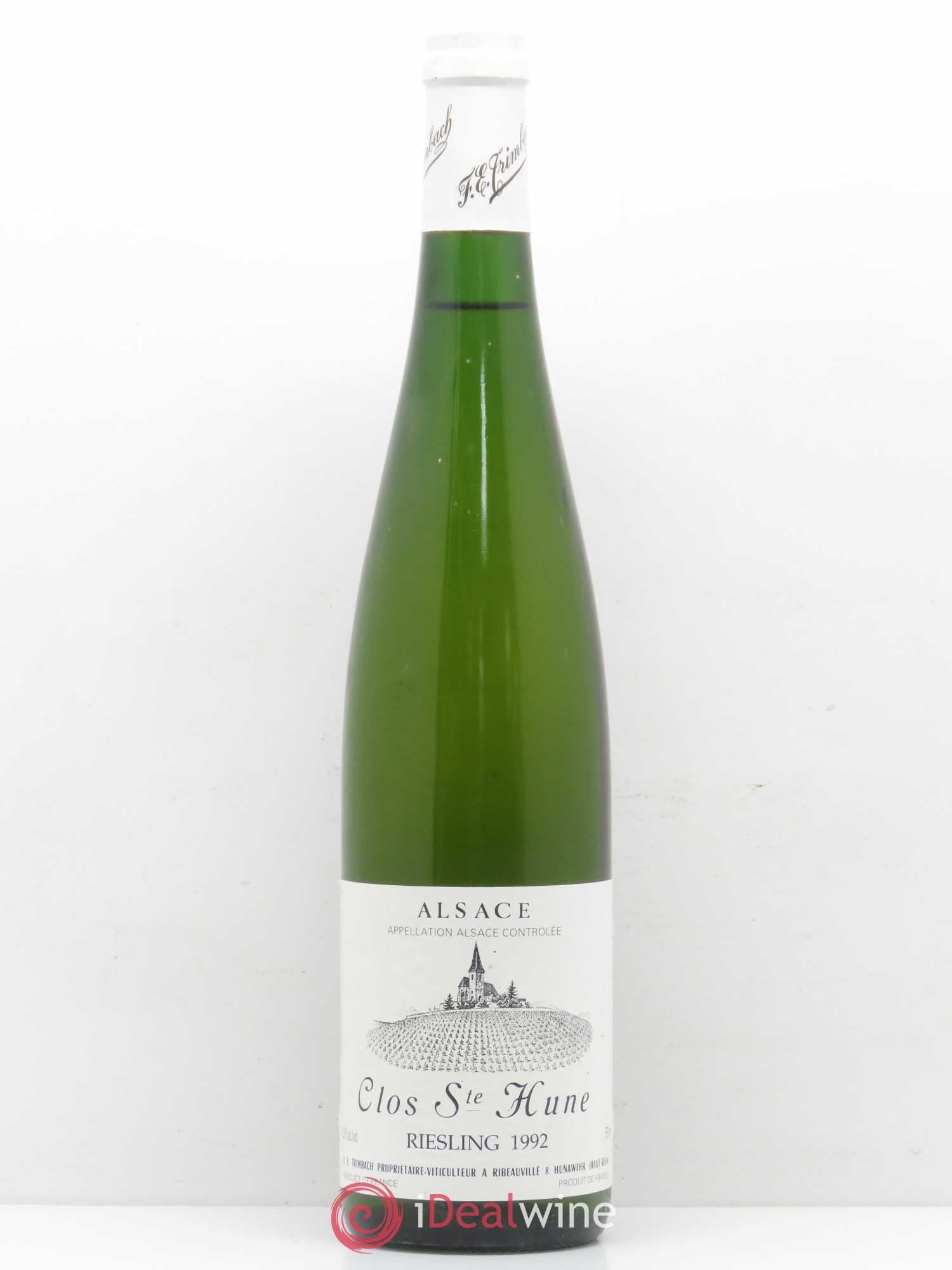 Alsace Riesling Clos Sainte-Hune Trimbach (Domaine) 1992 - Lot de 1 bouteille - 0