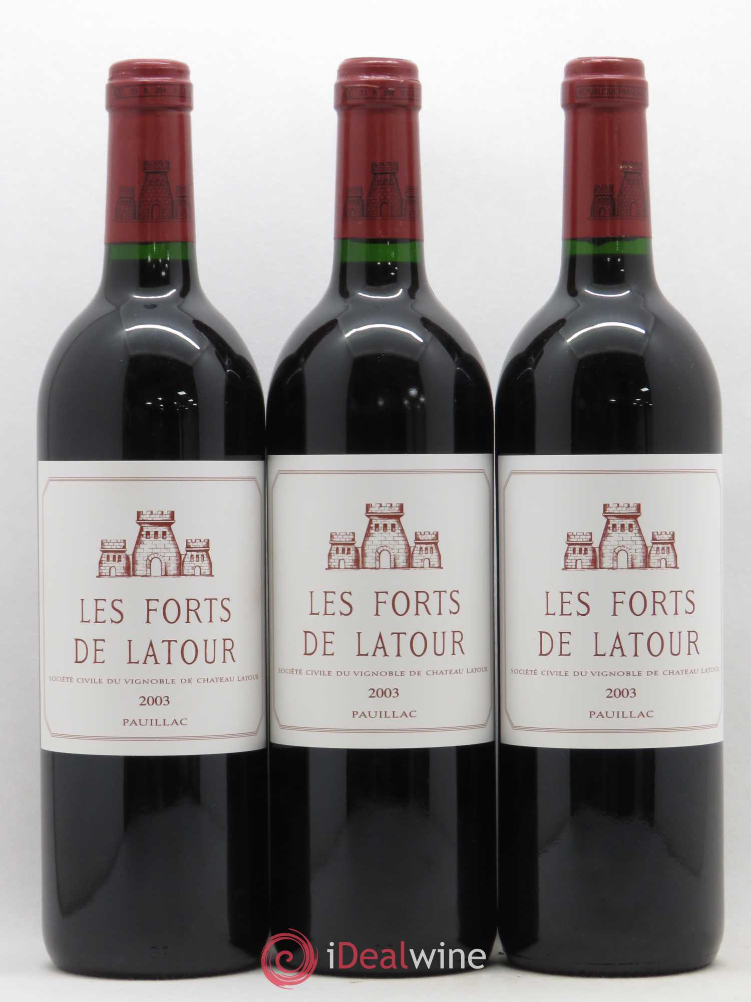 Les Forts de Latour Second Vin 2003 - Lot de 6 bouteilles - 1