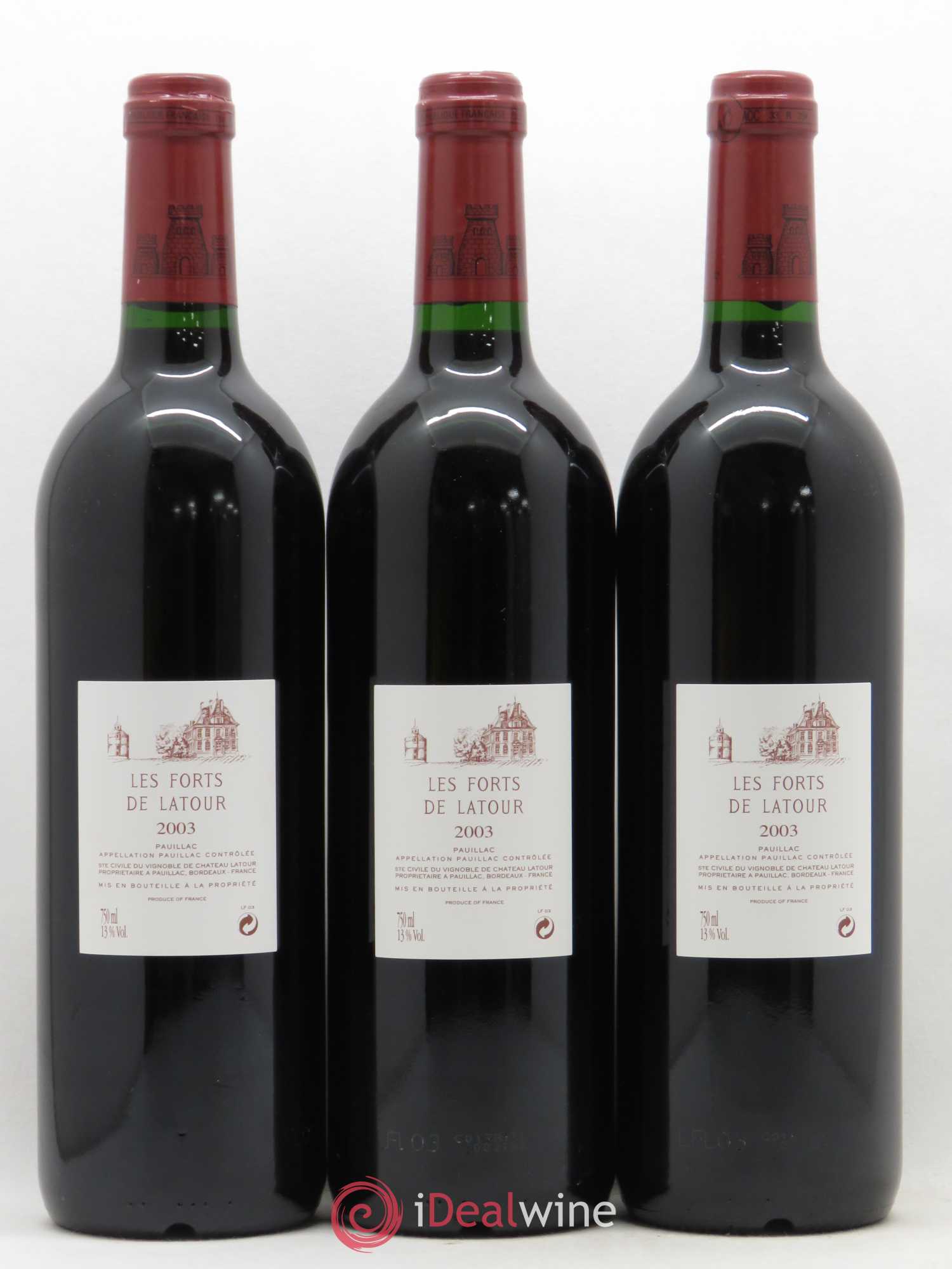 Les Forts de Latour Second Vin 2003 - Lot de 6 bouteilles - 2