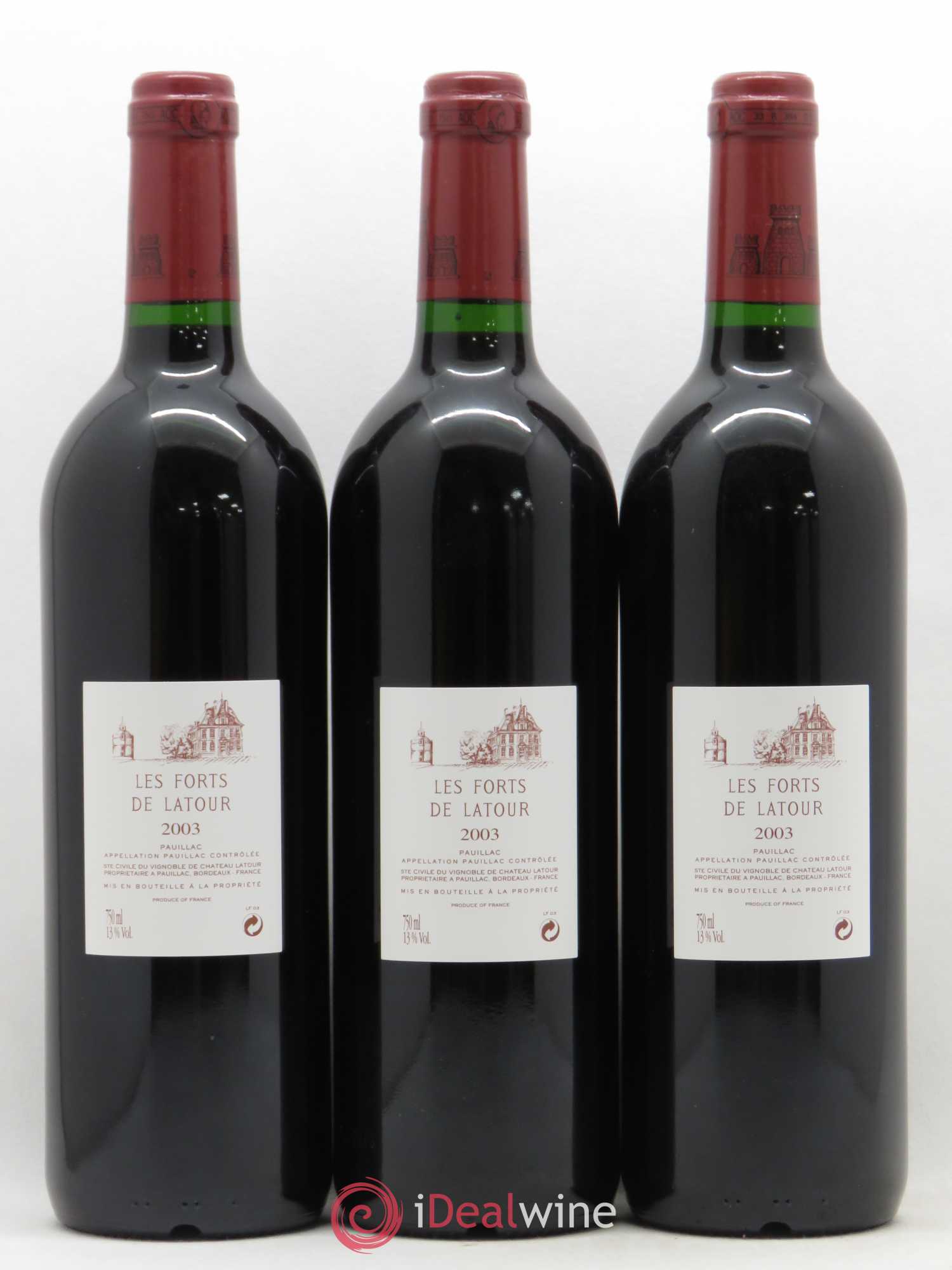 Les Forts de Latour Second Vin 2003 - Lot de 6 bouteilles - 4