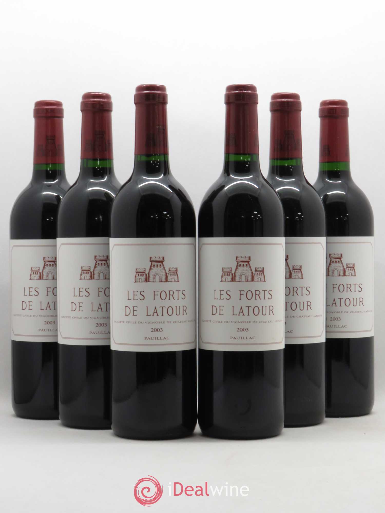 Les Forts de Latour Second Vin 2003 - Lot de 6 bouteilles - 0