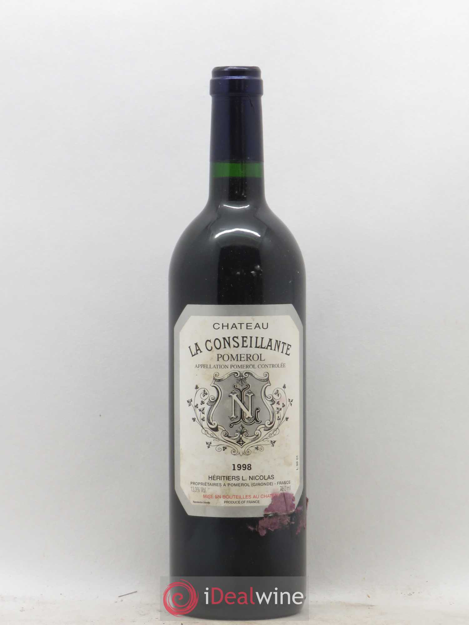 Château la Conseillante 1998 - Lot de 1 bouteille - 0