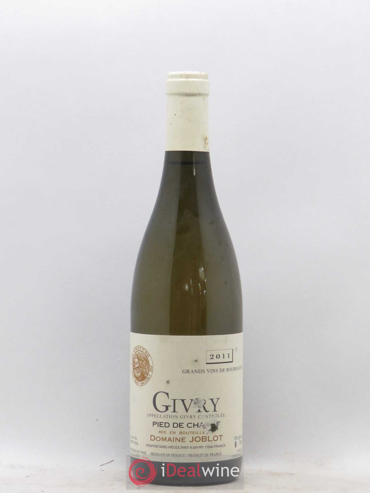 Givry Pied de Chaume Joblot (Domaine) 2011 - Lot de 1 bouteille - 0