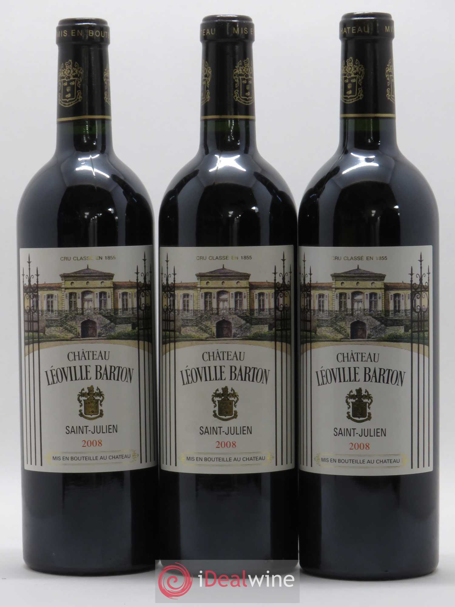 Château Léoville Barton 2ème Grand Cru Classé 2008 - Lot de 12 bouteilles - 2