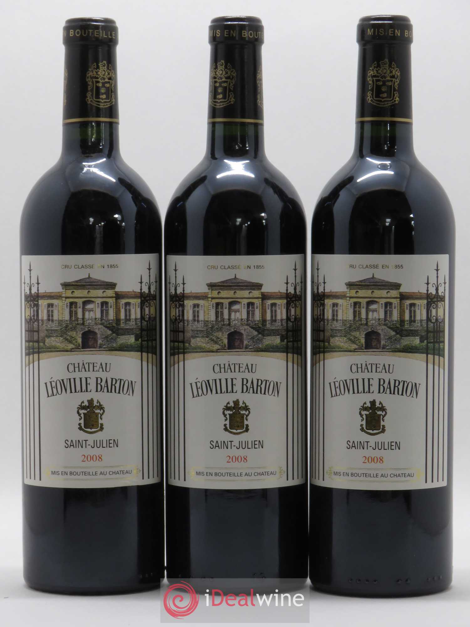 Château Léoville Barton 2ème Grand Cru Classé 2008 - Lot de 12 bouteilles - 3