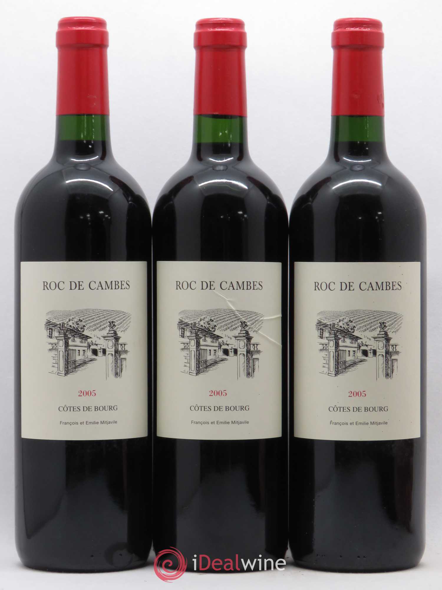 Roc de Cambes 2005 - Posten von 3 Flaschen - 0