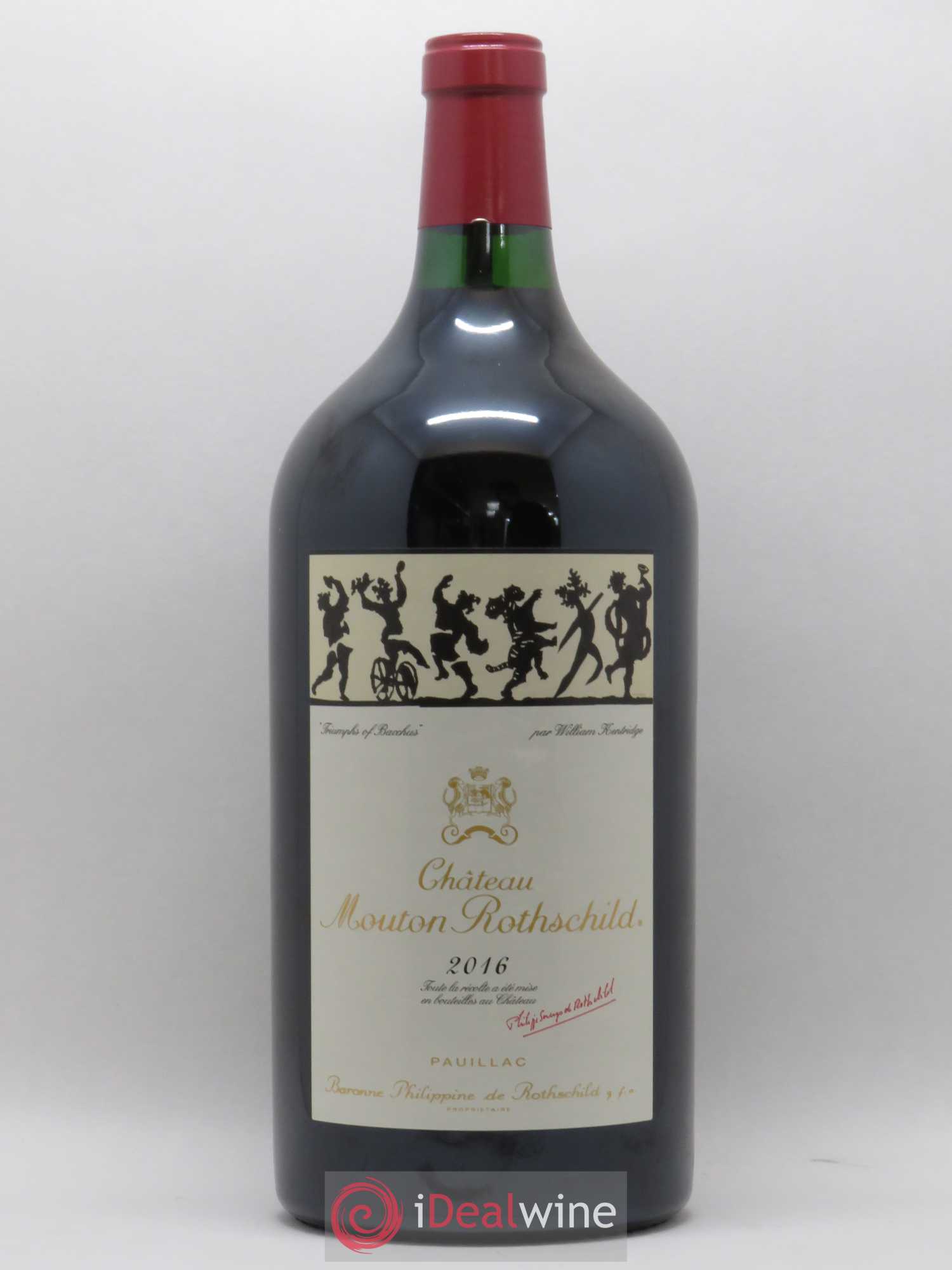 Château Mouton Rothschild 1er Grand Cru Classé 2016 - Lot de 1 double magnum - 0