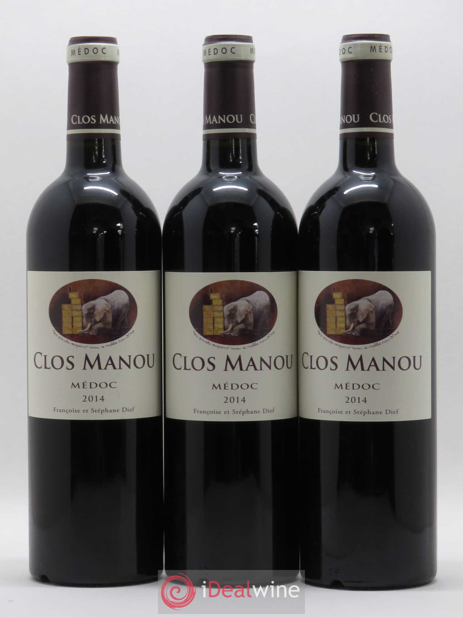 Clos Manou 2014 - Posten von 6 Flaschen - 1