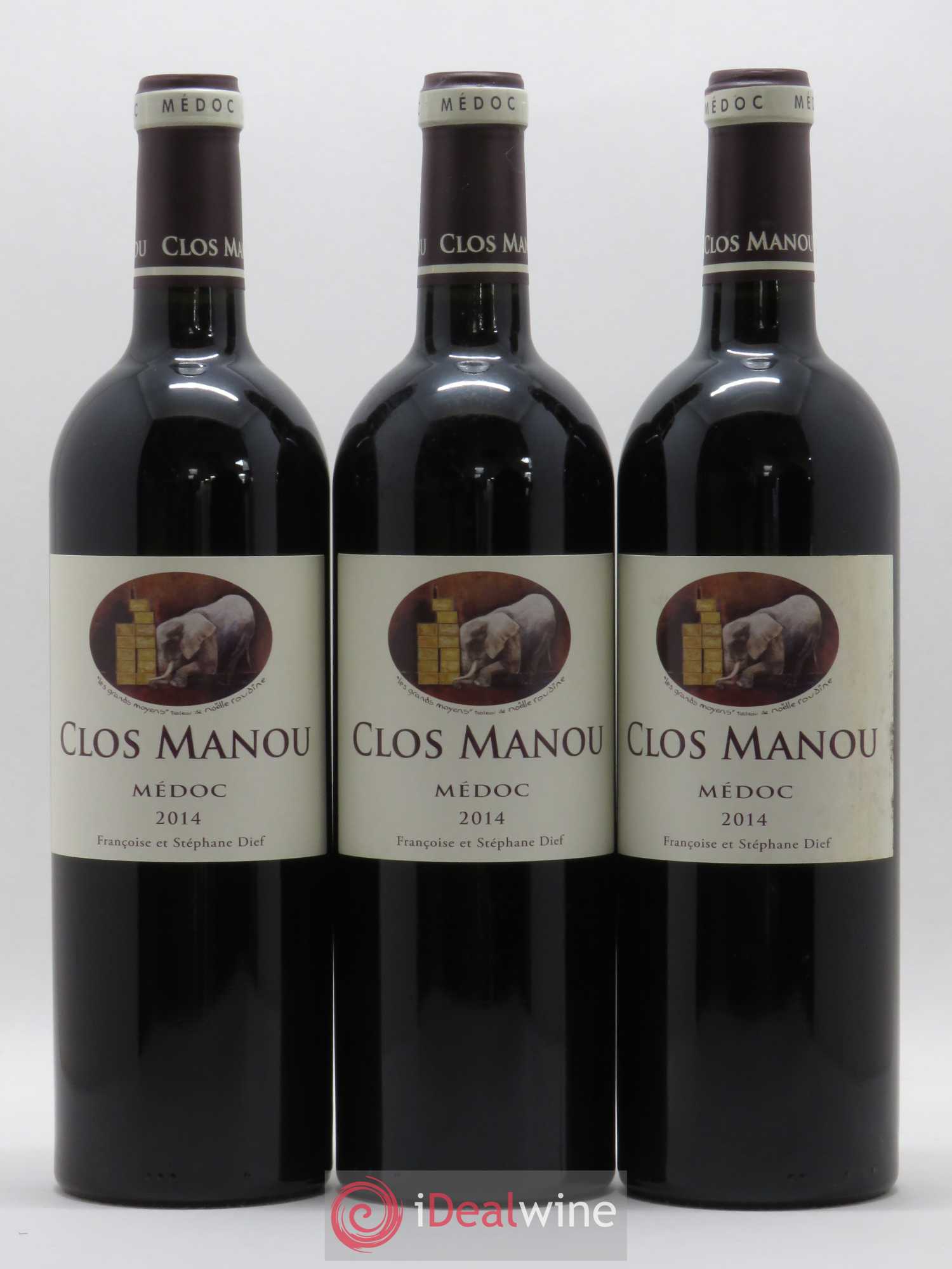 Clos Manou 2014 - Posten von 6 Flaschen - 2
