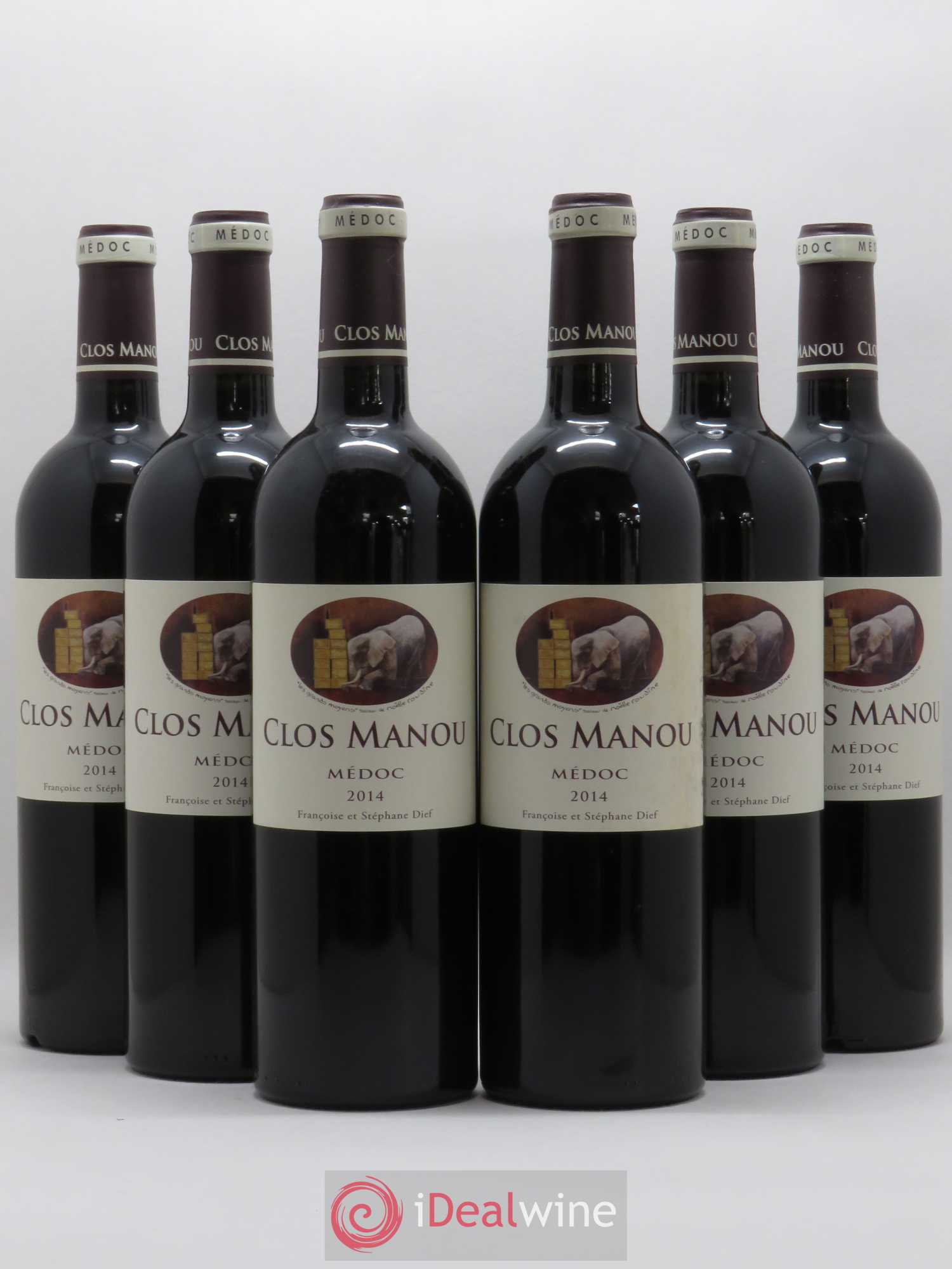 Clos Manou 2014 - Posten von 6 Flaschen - 0