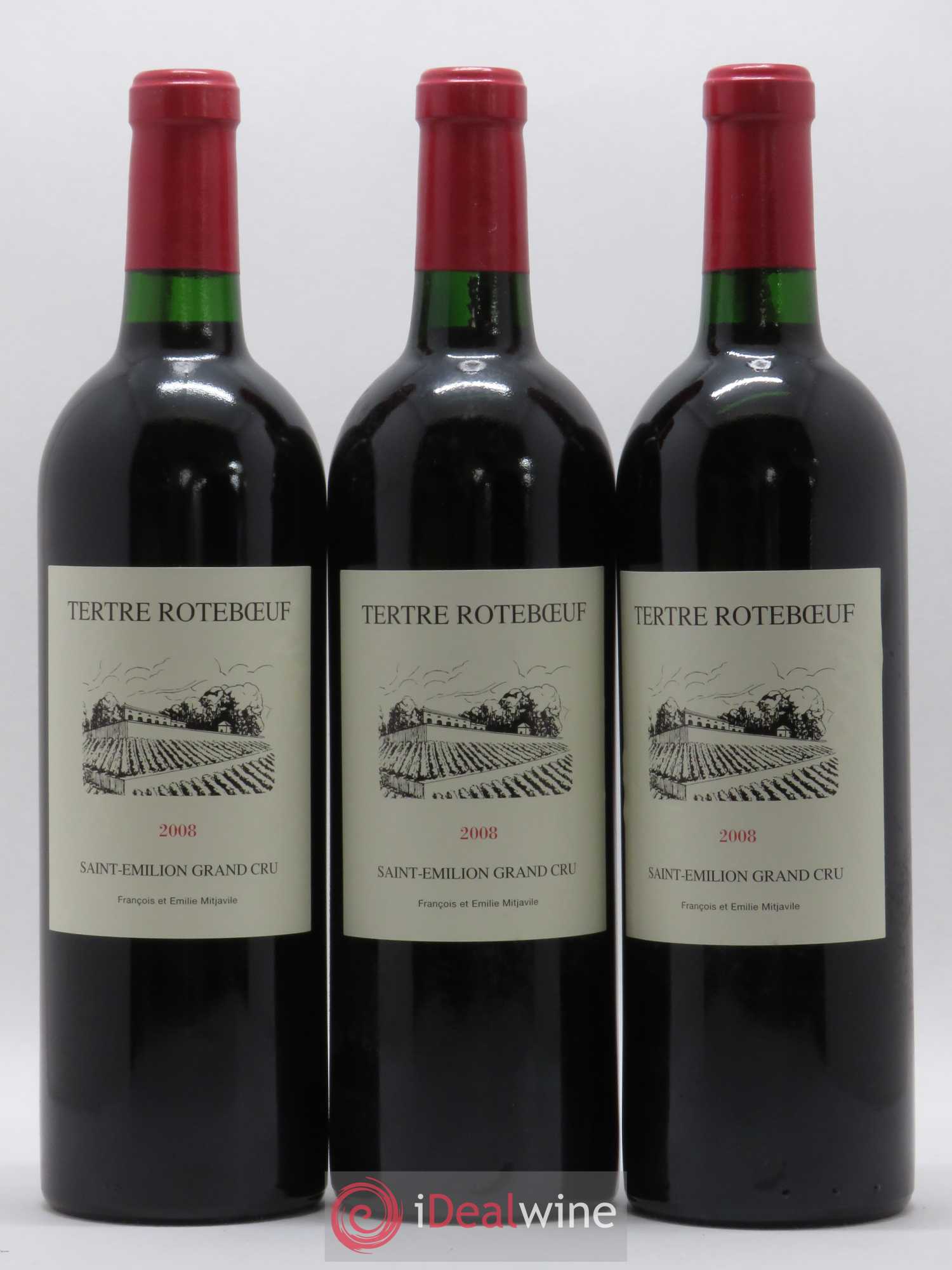 Château Tertre Roteboeuf 2008 - Posten von 6 Flaschen - 1