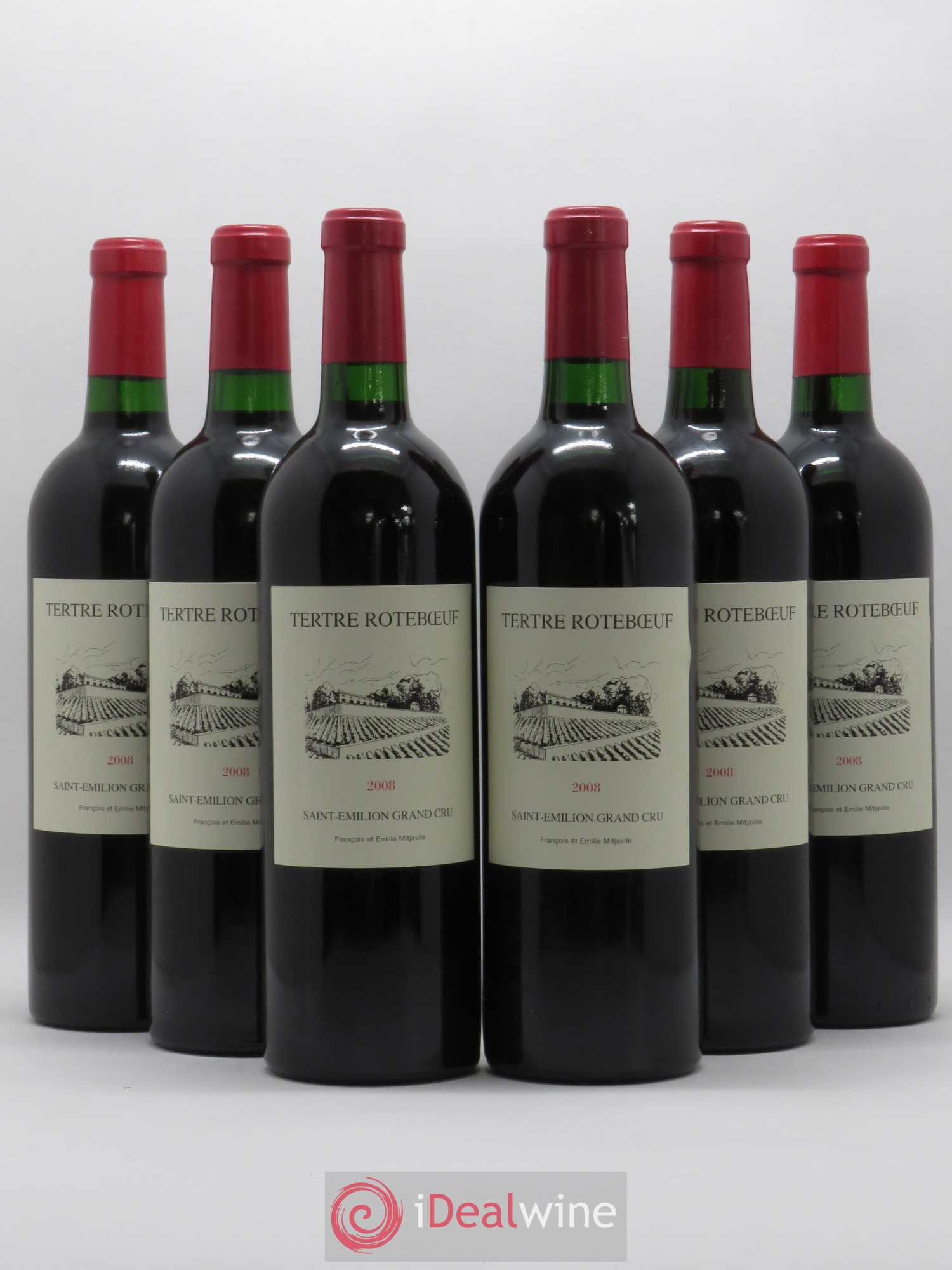 Château Tertre Roteboeuf 2008 - Posten von 6 Flaschen - 0