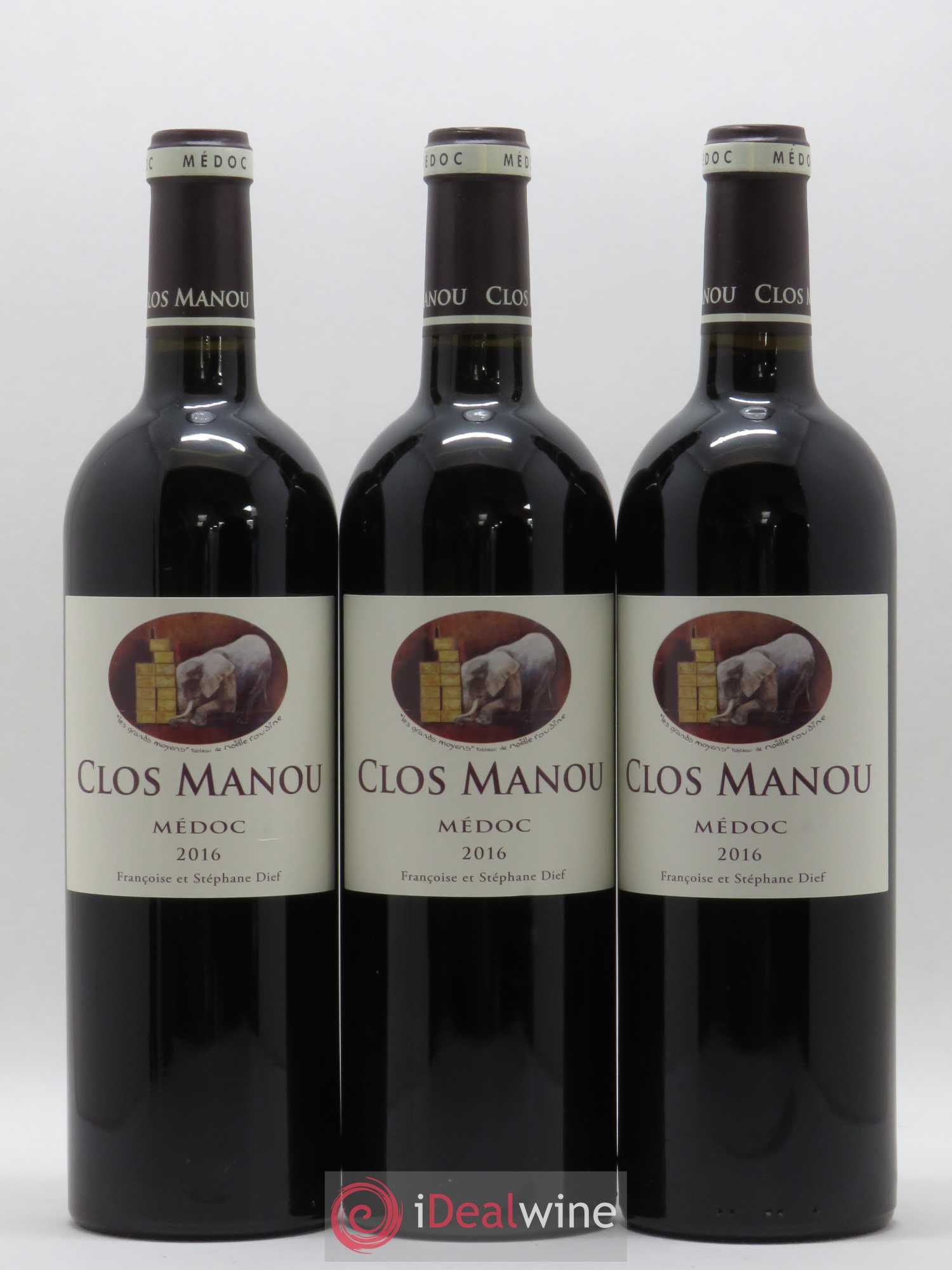 Clos Manou 2016 - Lot de 6 bouteilles - 1