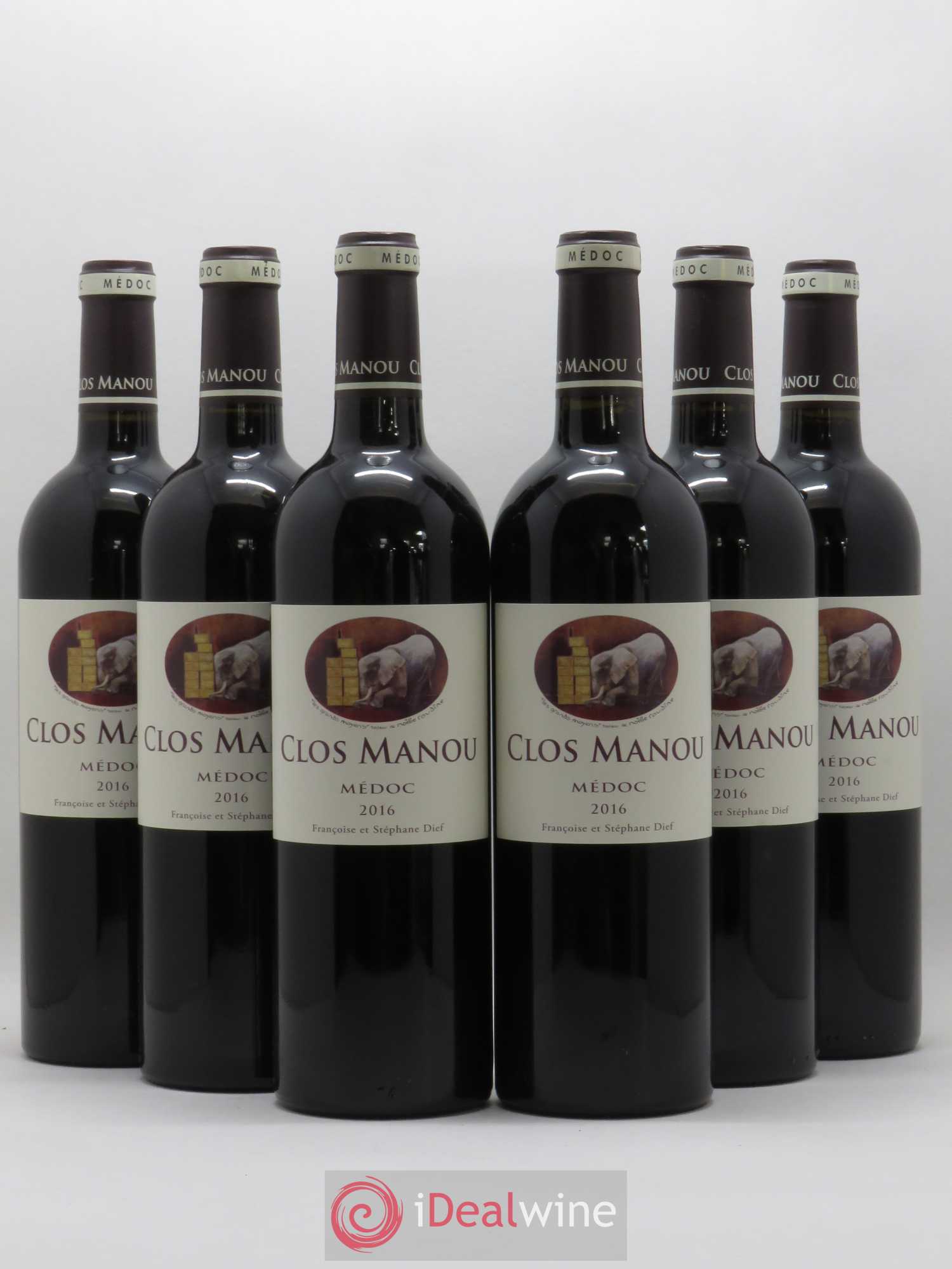 Clos Manou 2016 - Lot de 6 bouteilles - 0