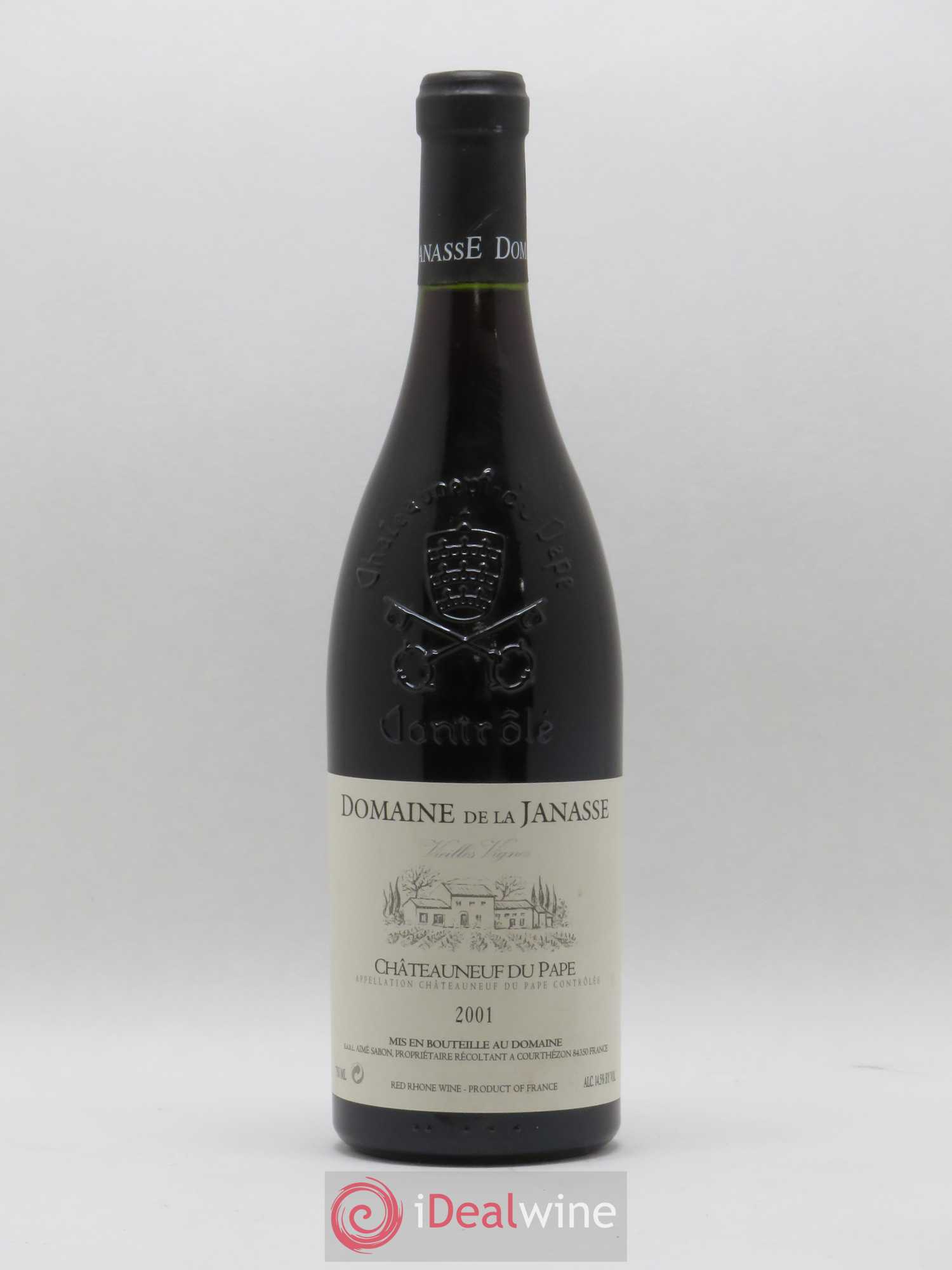 Châteauneuf-du-Pape La Janasse (Domaine de) 2001 - Lot de 1 bouteille - 0