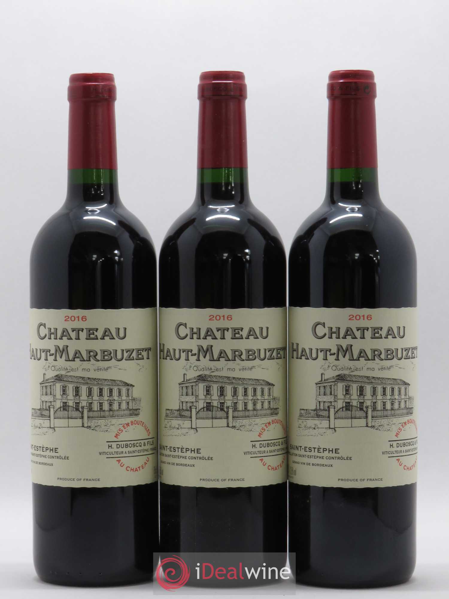 Château Haut Marbuzet 2016 - Lot de 12 bouteilles - 2