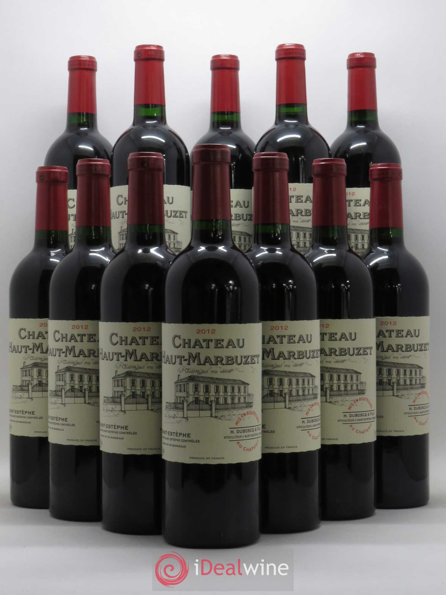 Château Haut Marbuzet 2012 - Lot de 12 bouteilles - 0