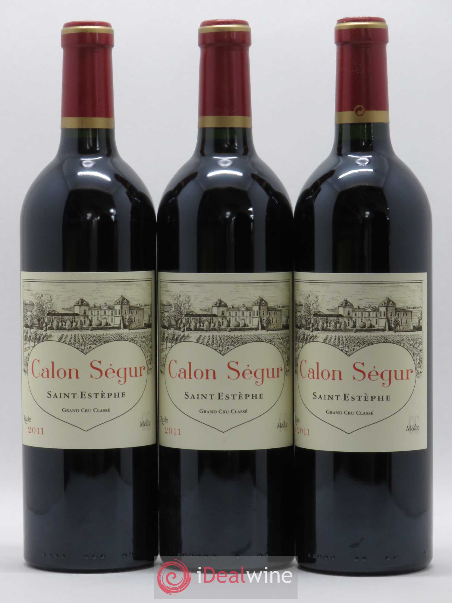 Château Calon Ségur 3ème Grand Cru Classé 2011 - Lot de 6 bouteilles - 1