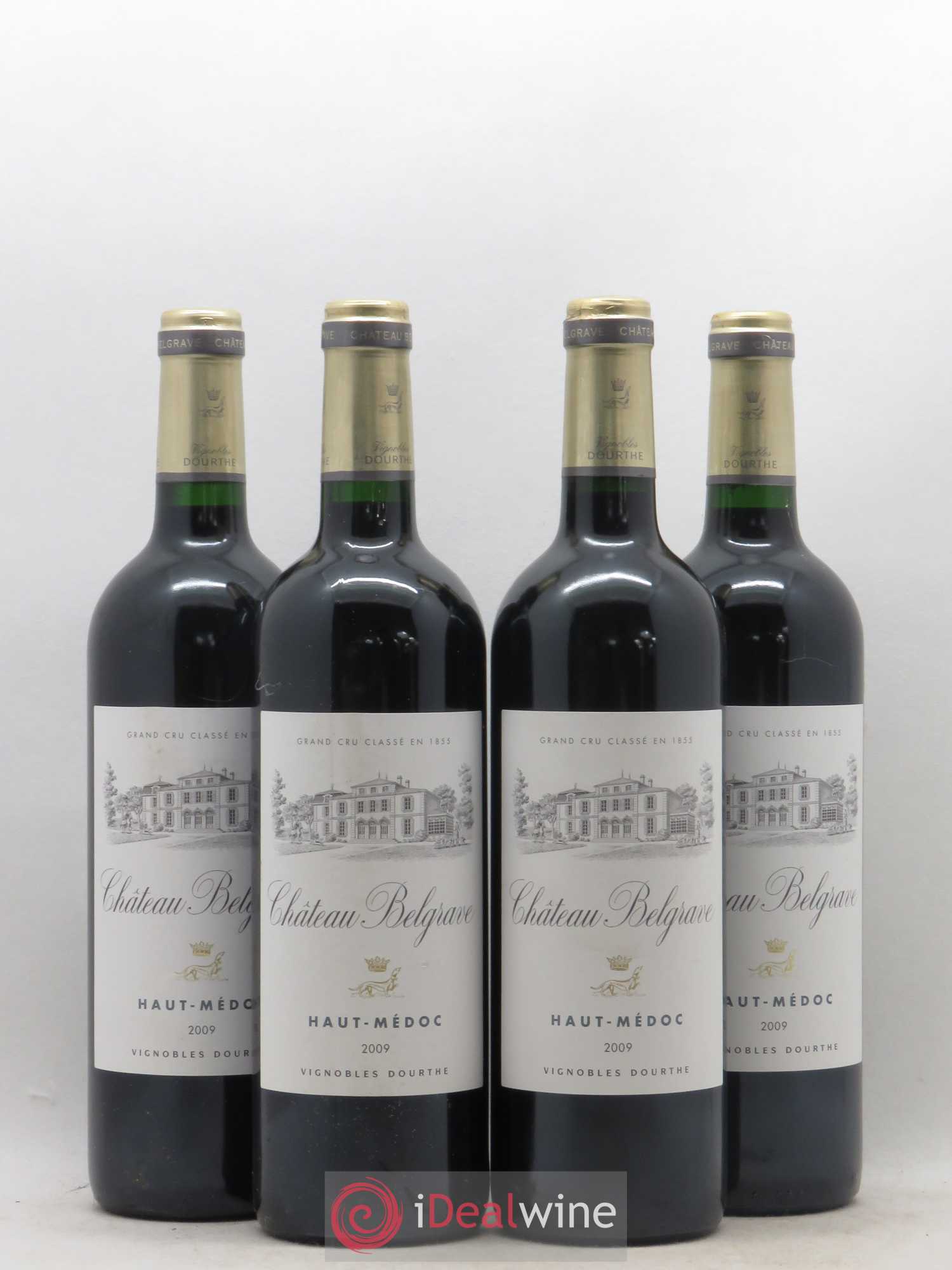 Château Belgrave 5ème Grand Cru Classé 2009 - Lot de 4 bouteilles - 0