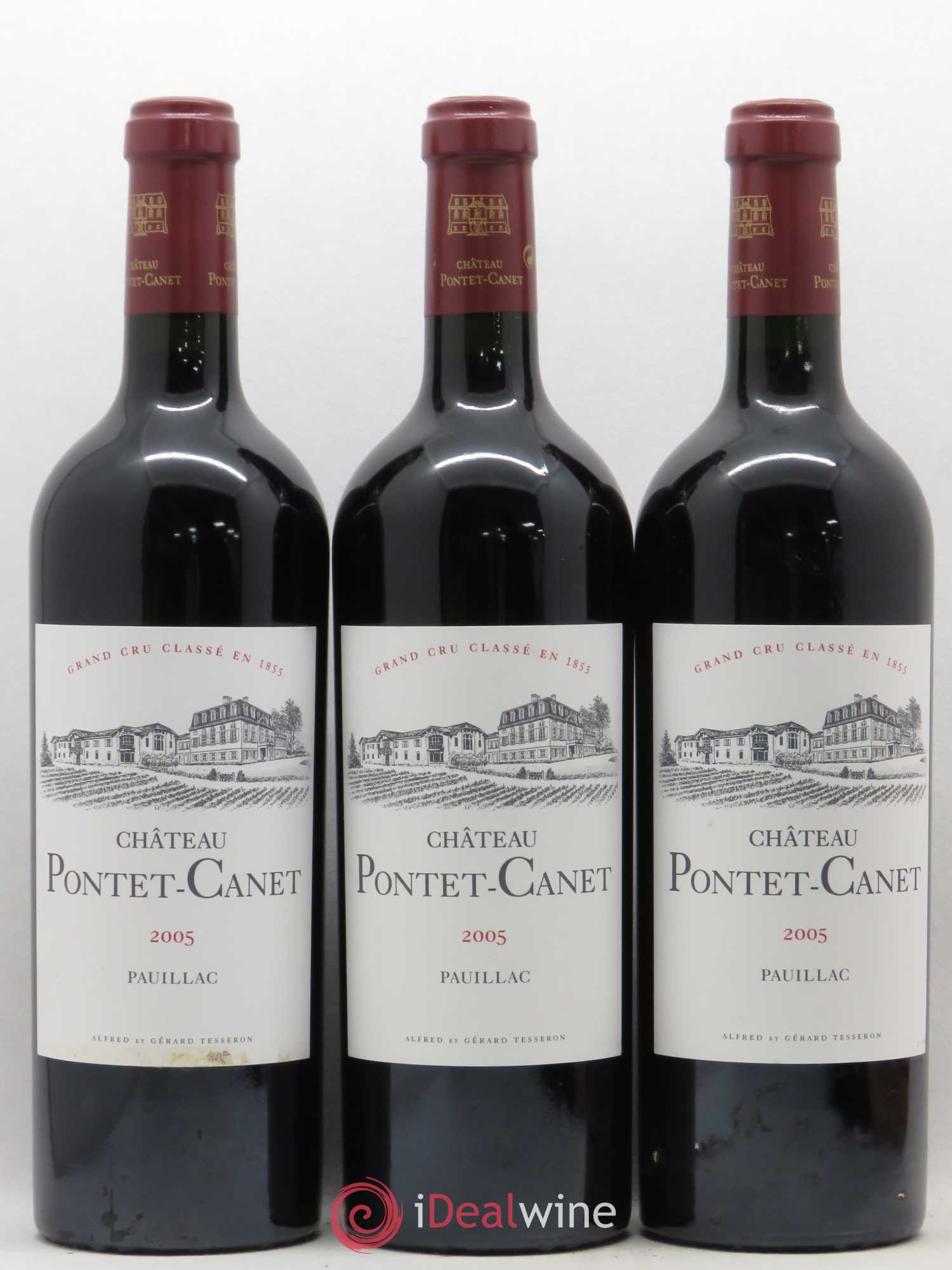 Château Pontet Canet 5ème Grand Cru Classé 2005 - Lot de 12 bouteilles - 2