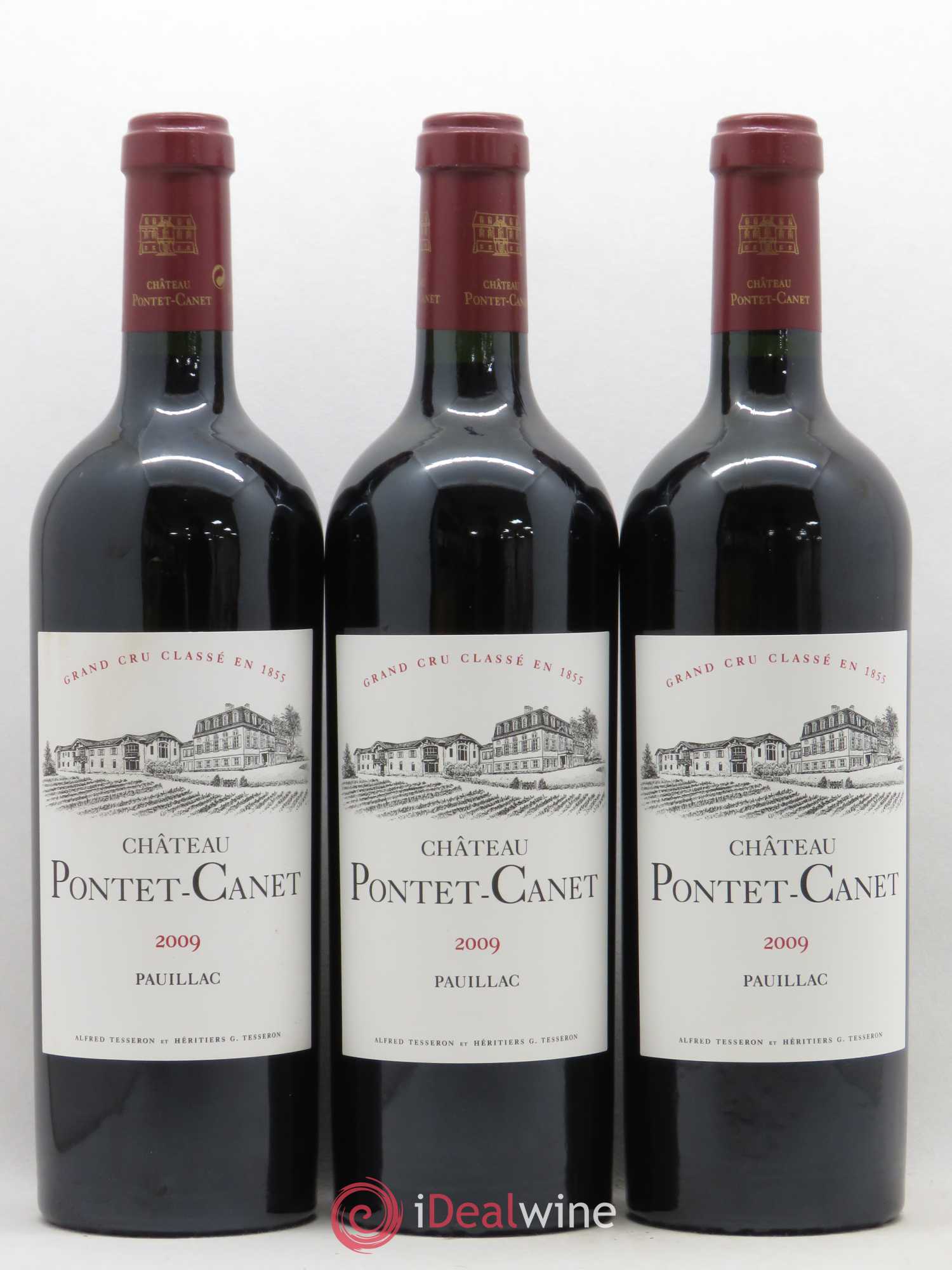 Château Pontet Canet 5ème Grand Cru Classé 2009 - Lot de 6 bouteilles - 1