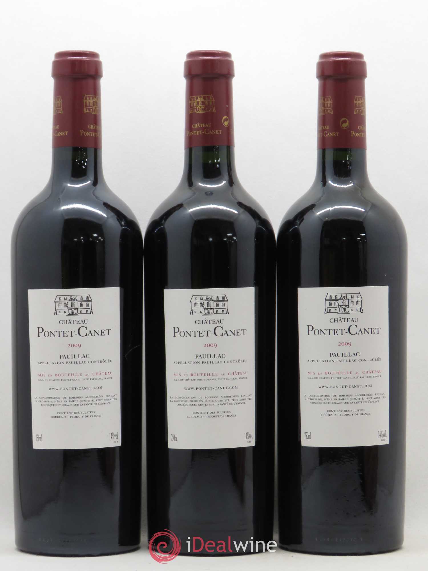 Château Pontet Canet 5ème Grand Cru Classé 2009 - Lot de 6 bouteilles - 2