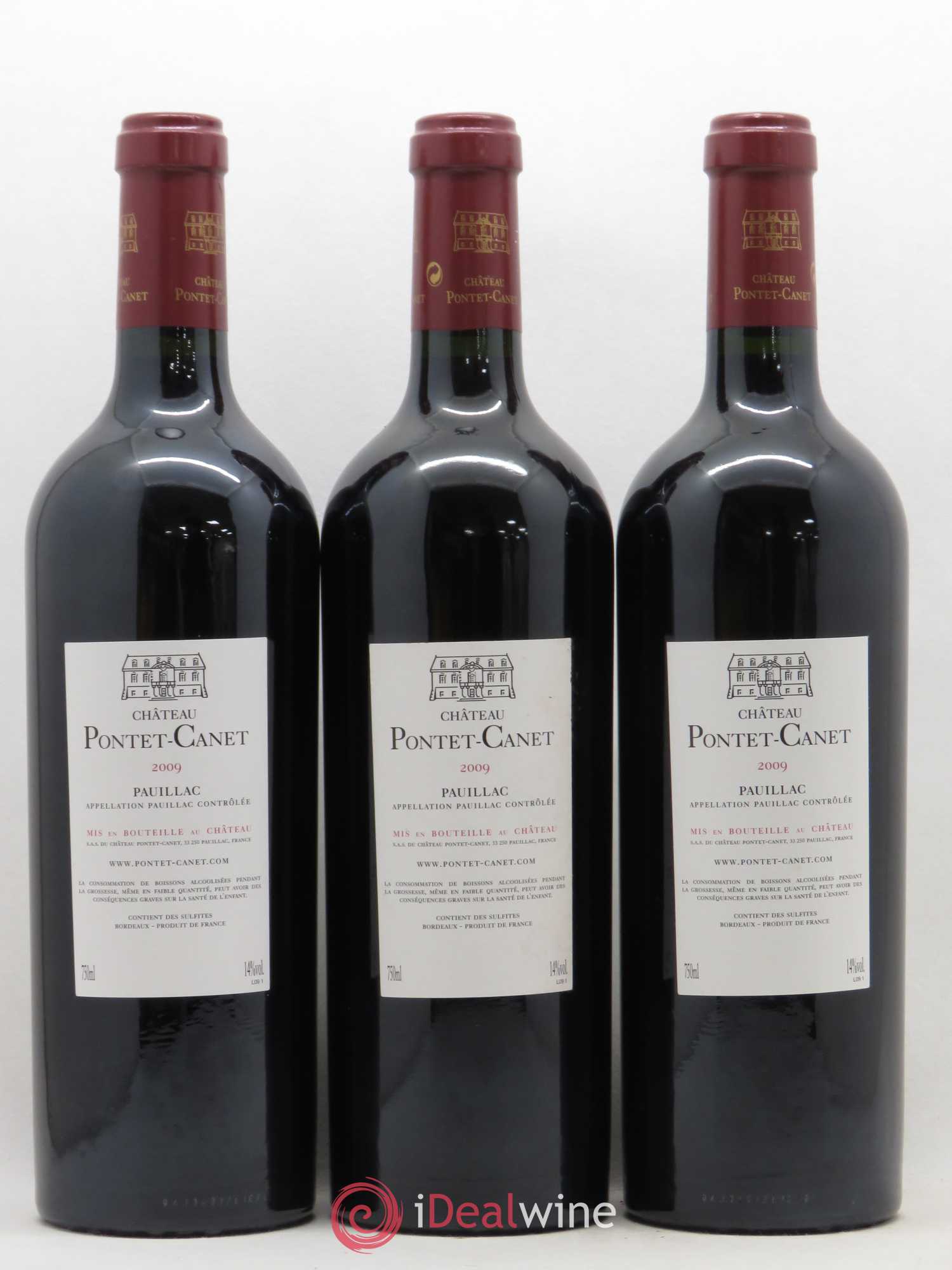 Château Pontet Canet 5ème Grand Cru Classé 2009 - Lot de 6 bouteilles - 4