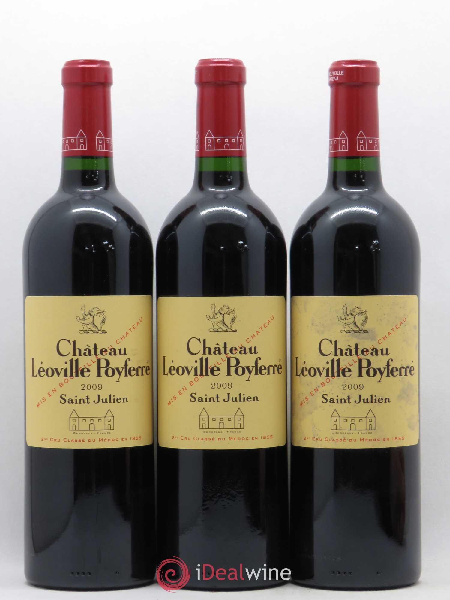 Château Léoville Poyferré 2ème Grand Cru Classé 2009 - Lot de 6 bouteilles - 1
