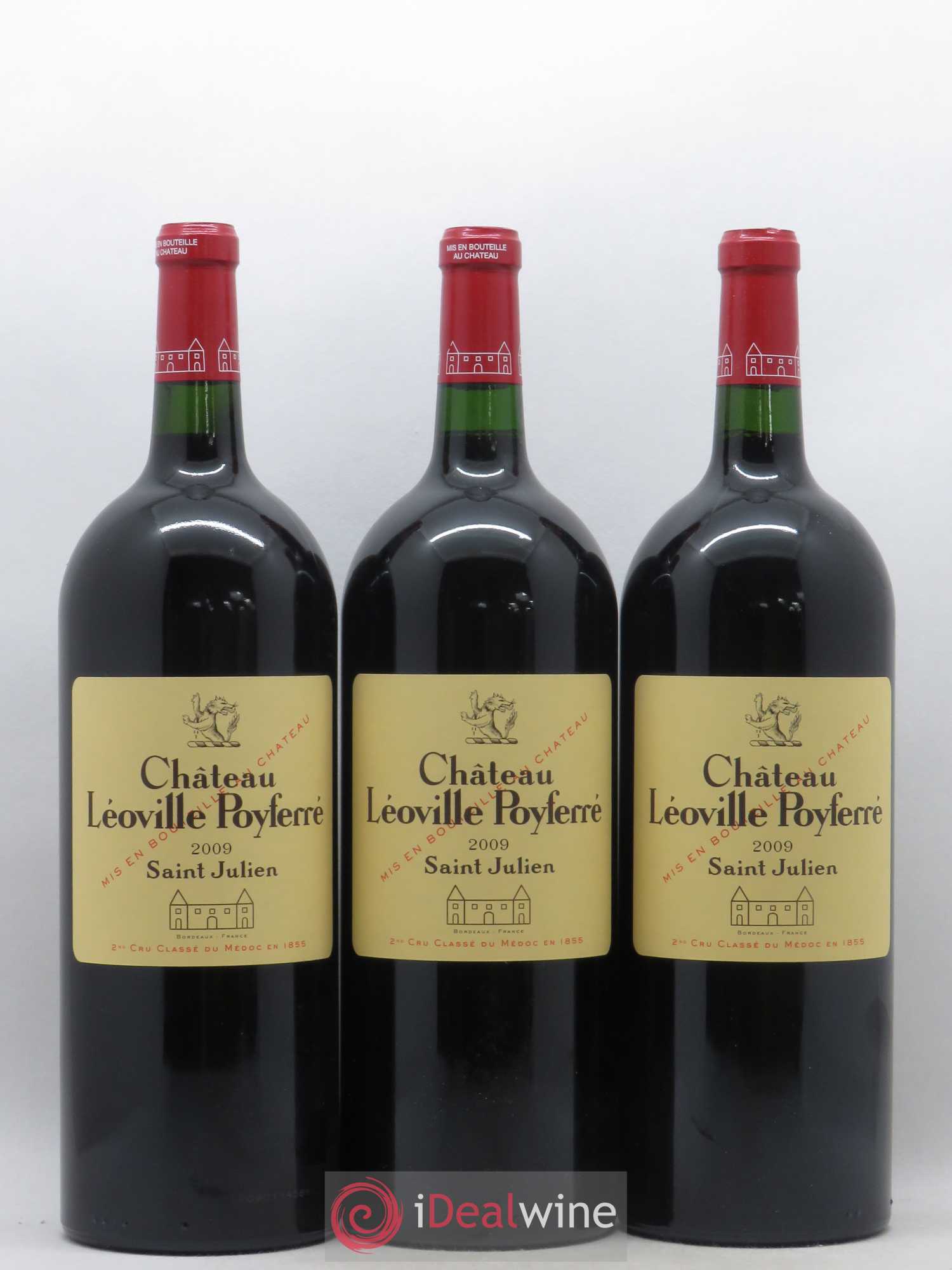 Château Léoville Poyferré 2ème Grand Cru Classé 2009 - Lot de 3 magnums - 0