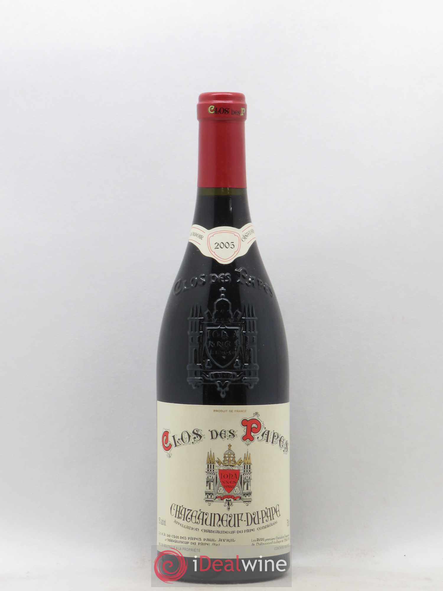 Châteauneuf-du-Pape Clos des Papes - Paul Avril 2005 - Lot de 1 bouteille - 0