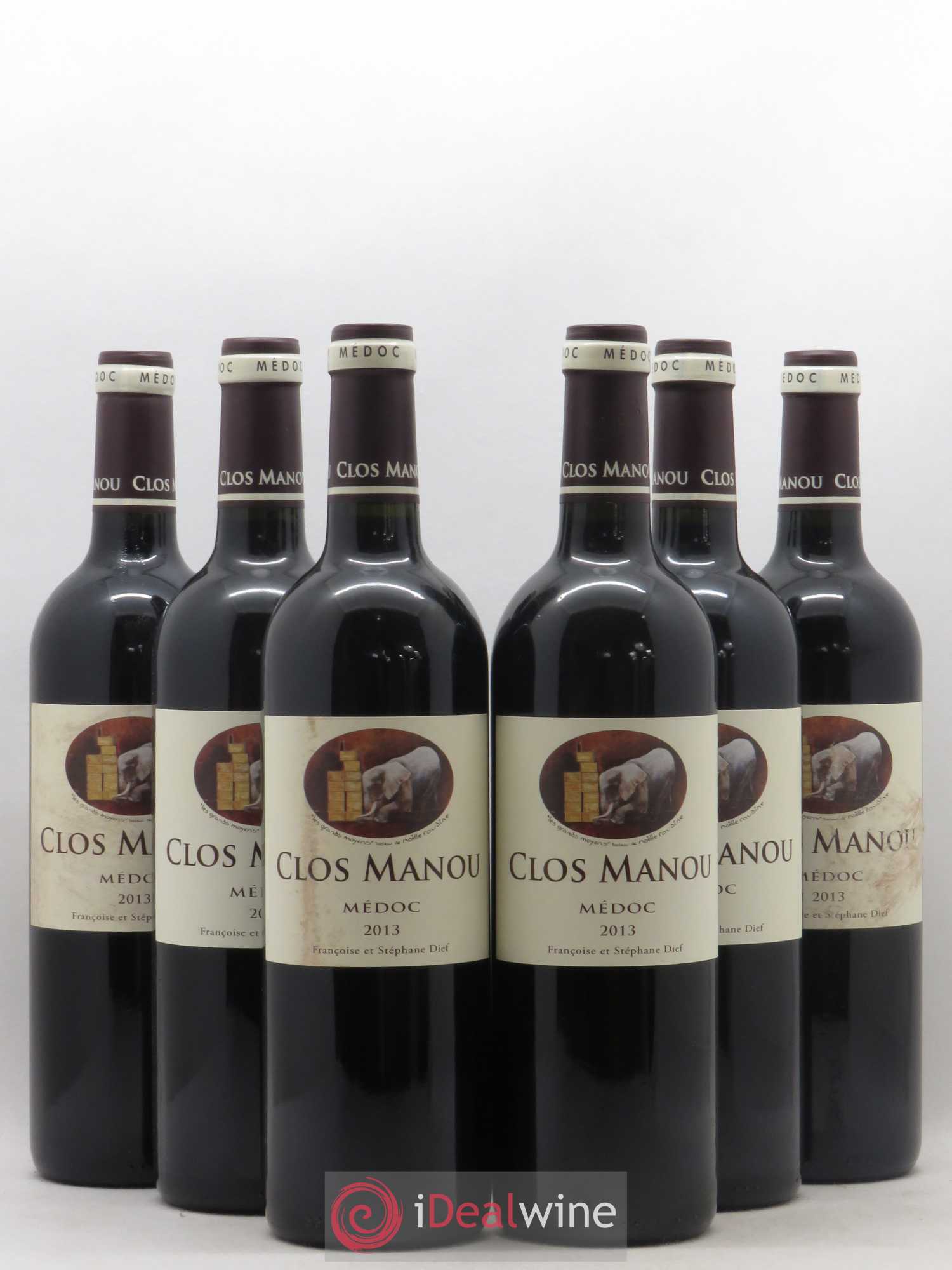 Clos Manou 2013 - Lot de 6 bouteilles - 0