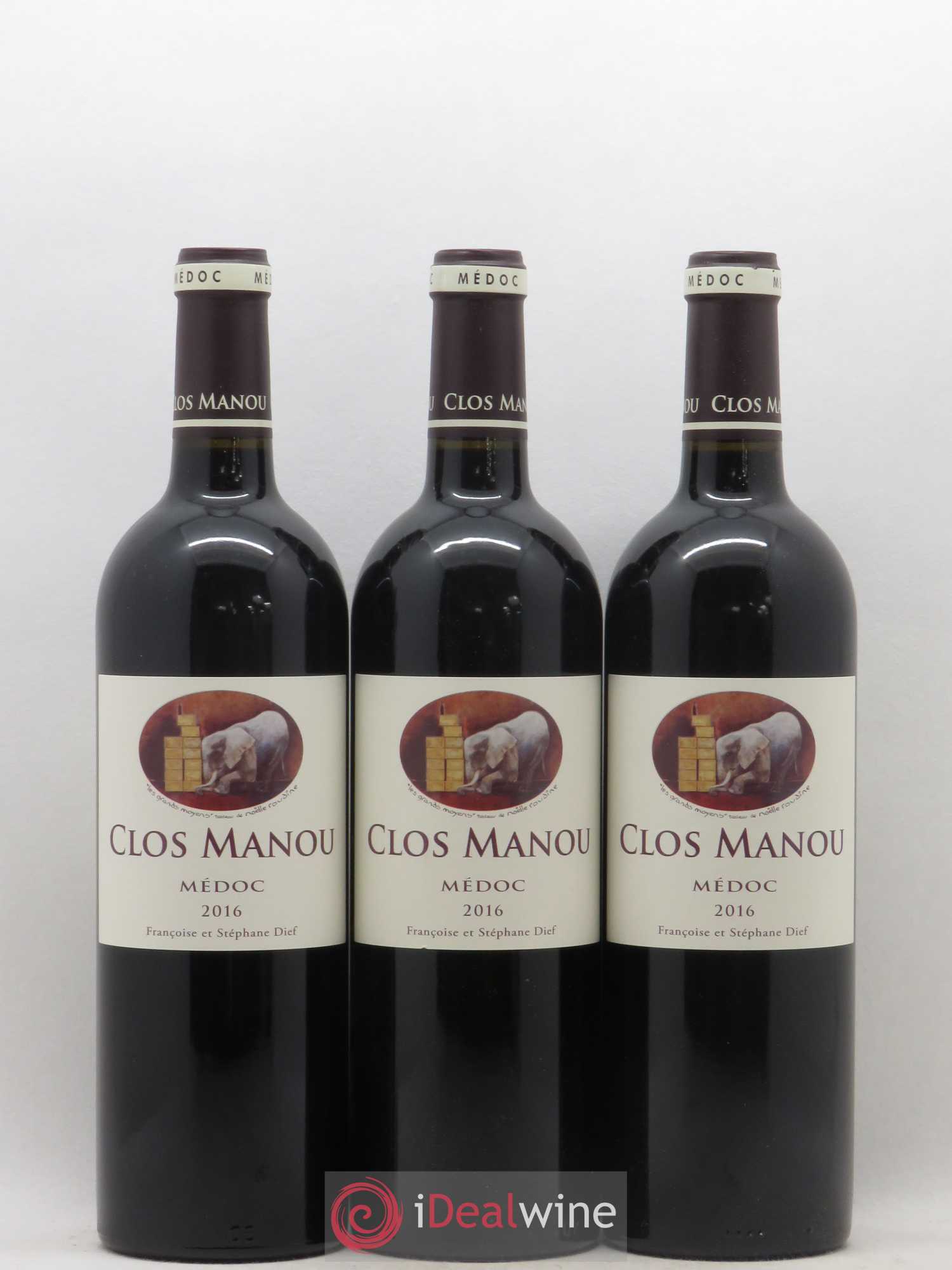 Clos Manou 2016 - Lot de 6 bouteilles - 1