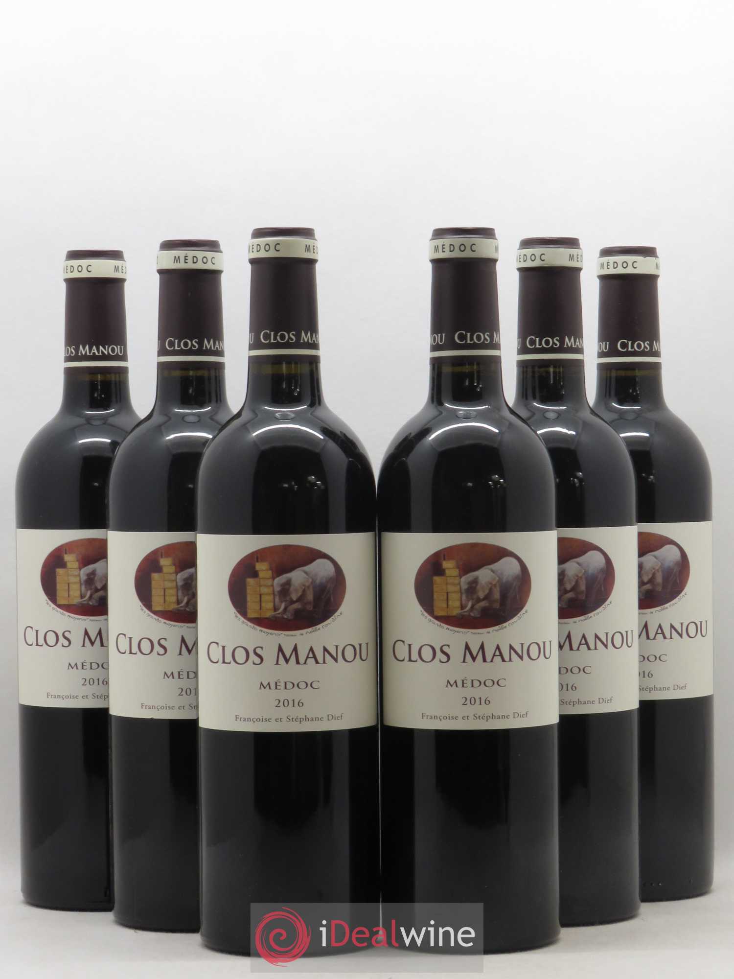 Clos Manou 2016 - Lot de 6 bouteilles - 0